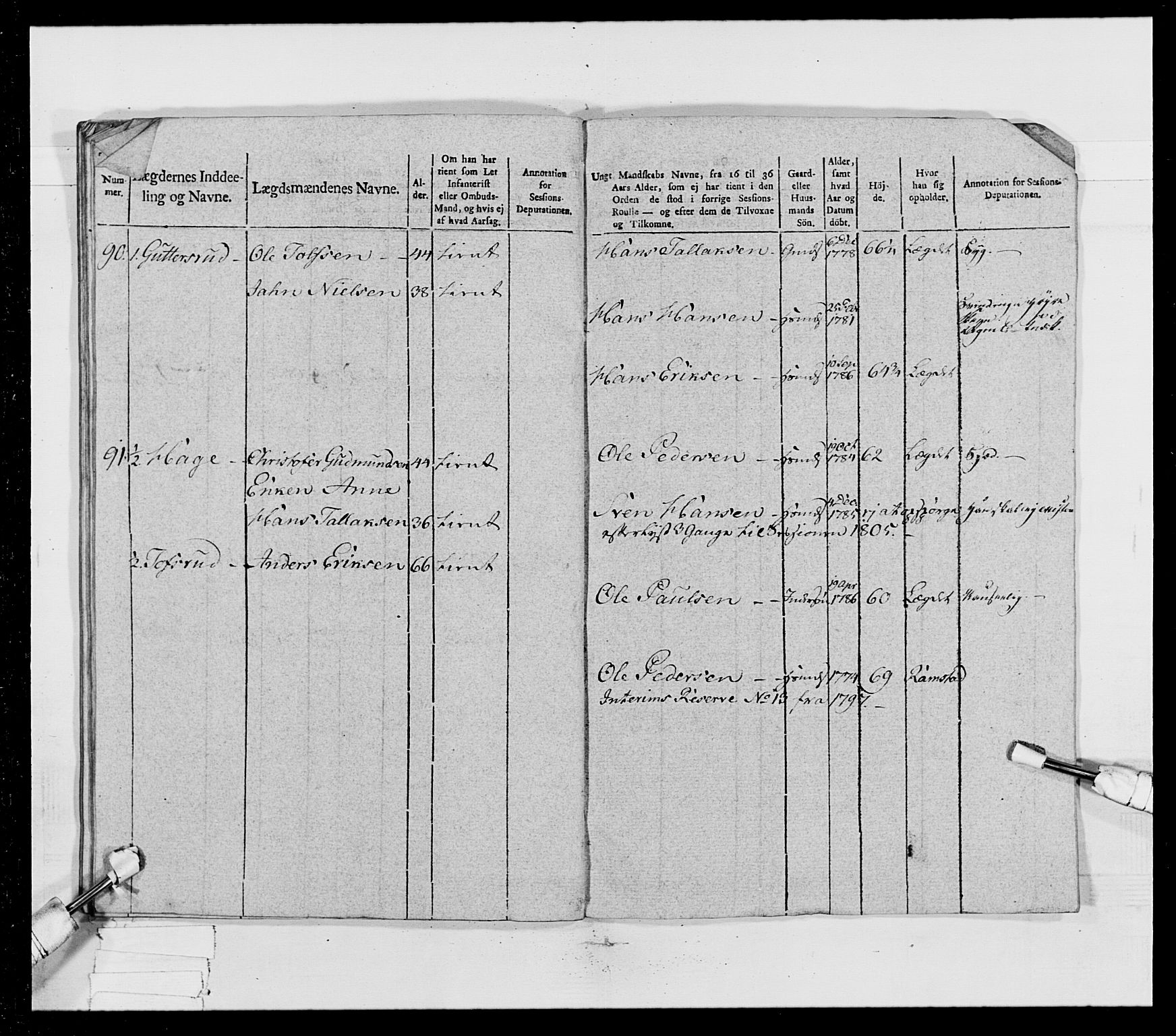 Generalitets- og kommissariatskollegiet, Det kongelige norske kommissariatskollegium, AV/RA-EA-5420/E/Eh/L0023: Norske jegerkorps, 1805, p. 134