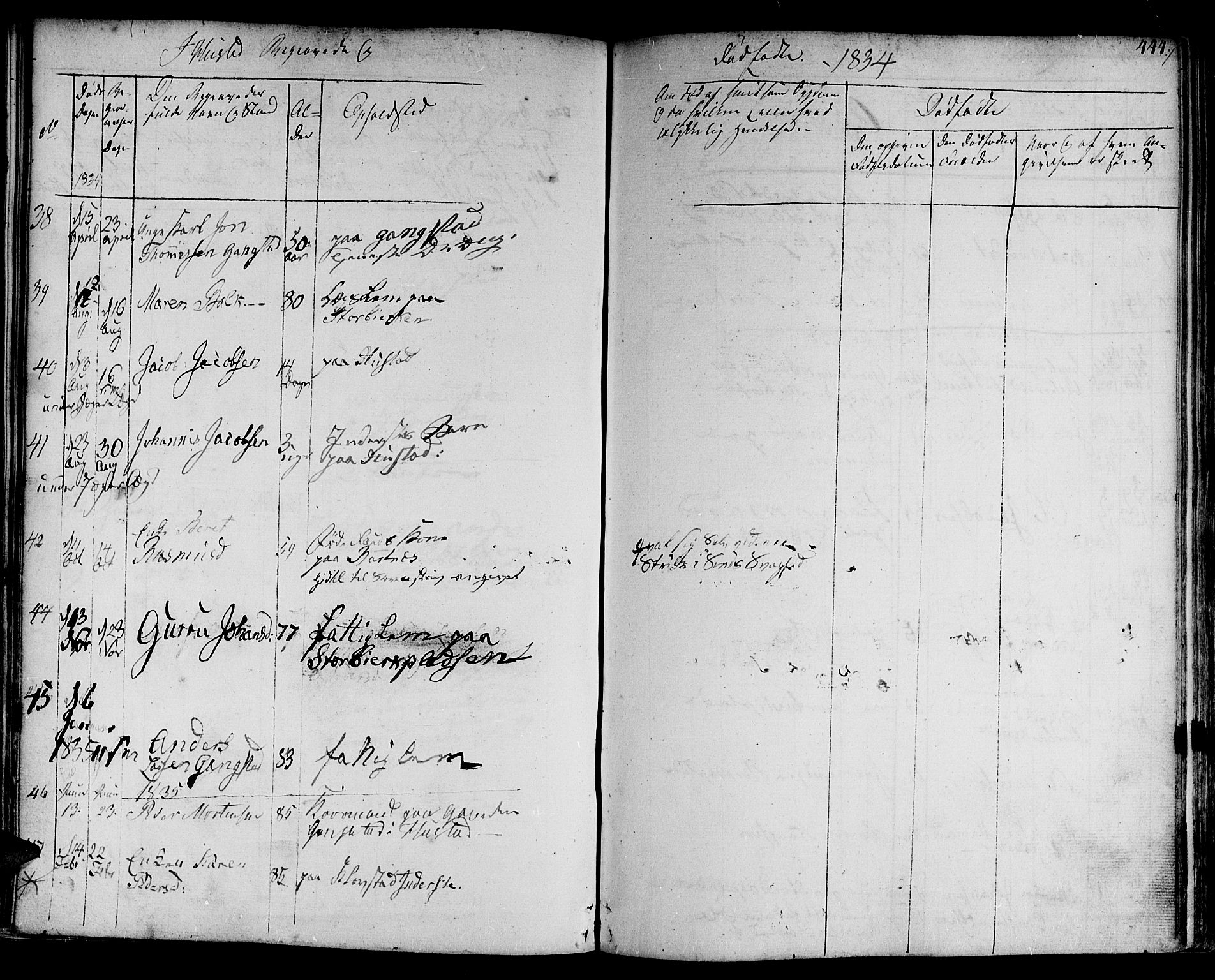 Ministerialprotokoller, klokkerbøker og fødselsregistre - Nord-Trøndelag, SAT/A-1458/730/L0277: Parish register (official) no. 730A06 /3, 1830-1839, p. 444