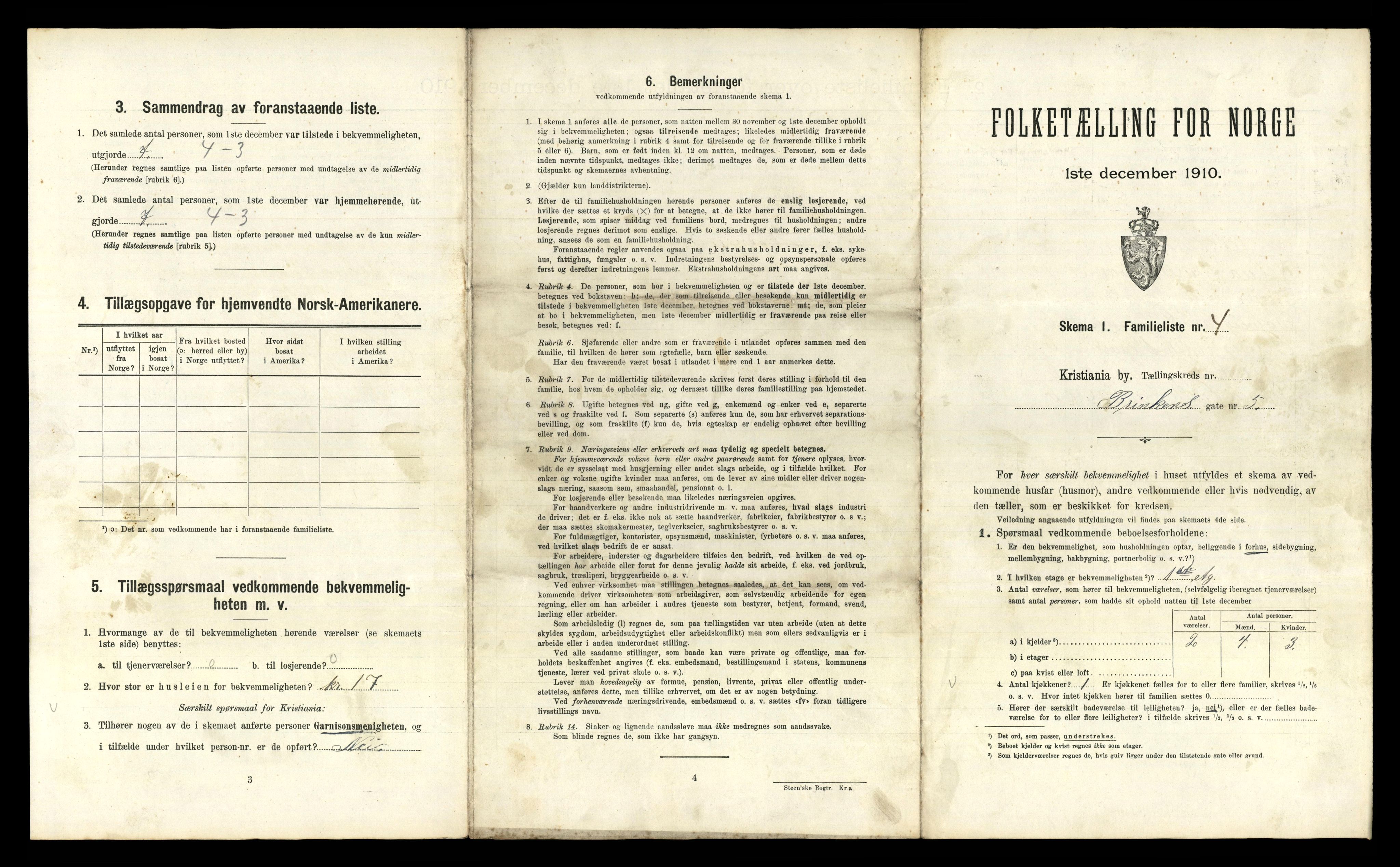 RA, 1910 census for Kristiania, 1910, p. 9929