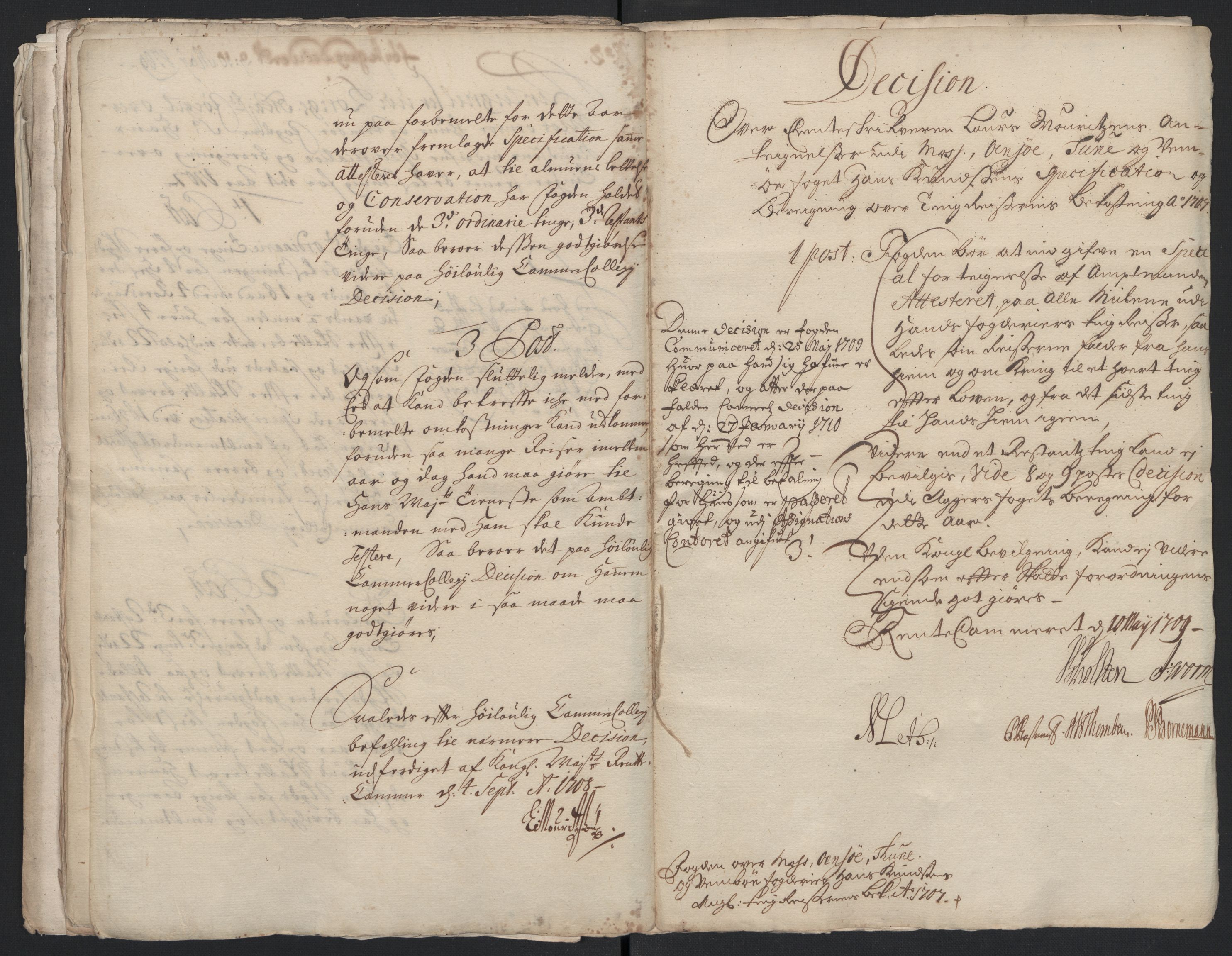 Rentekammeret inntil 1814, Reviderte regnskaper, Fogderegnskap, AV/RA-EA-4092/R04/L0134: Fogderegnskap Moss, Onsøy, Tune, Veme og Åbygge, 1707-1708, p. 234