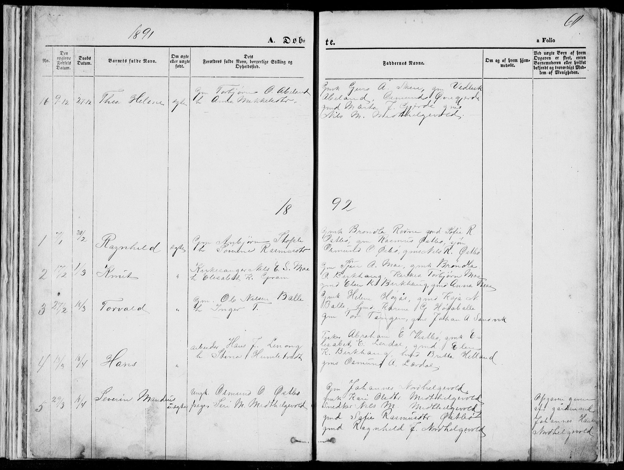 Vikedal sokneprestkontor, SAST/A-101840/01/V: Parish register (copy) no. B 10, 1864-1926, p. 60