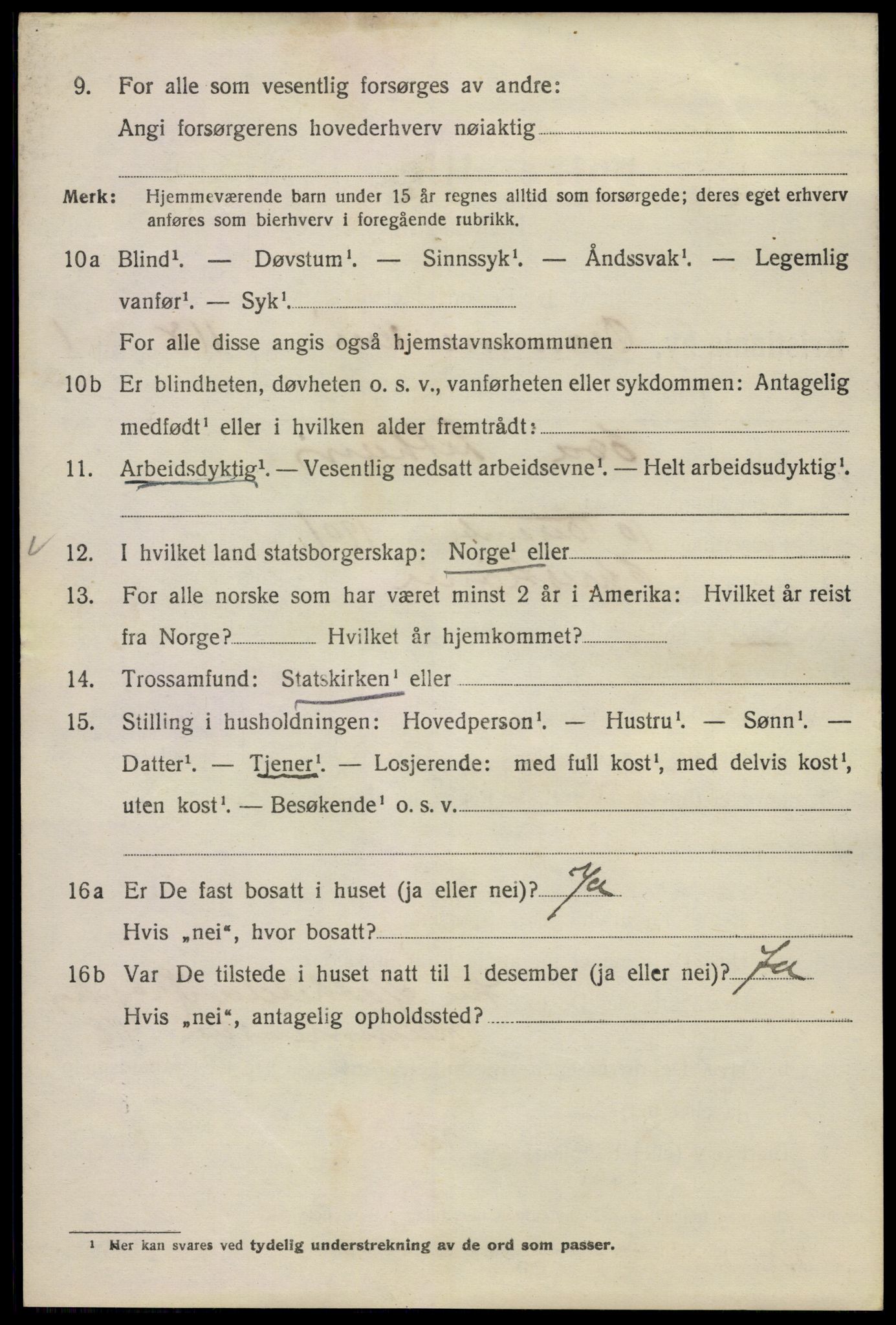 SAO, 1920 census for Kristiania, 1920, p. 203398