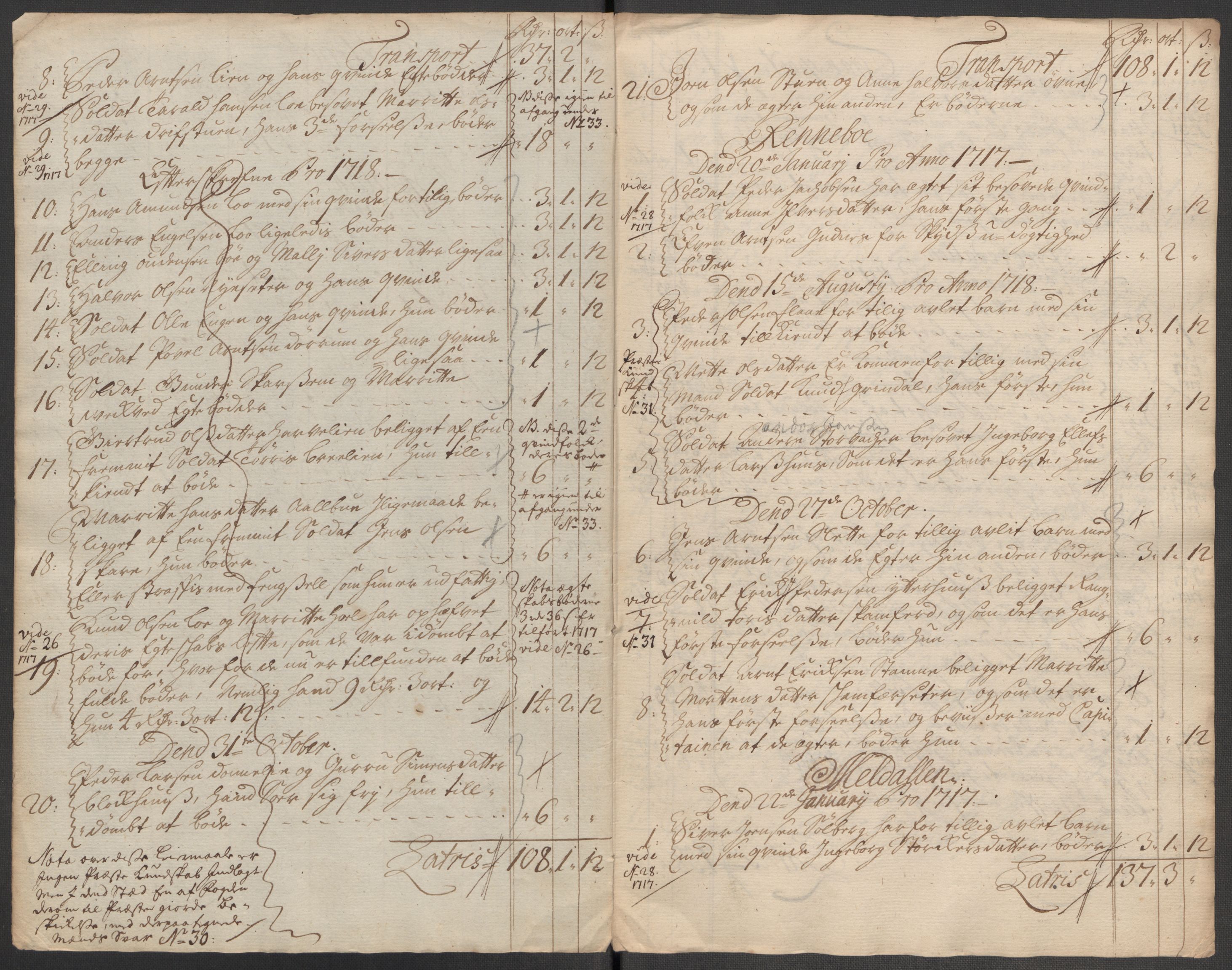 Rentekammeret inntil 1814, Reviderte regnskaper, Fogderegnskap, RA/EA-4092/R60/L3971: Fogderegnskap Orkdal og Gauldal, 1718, p. 242