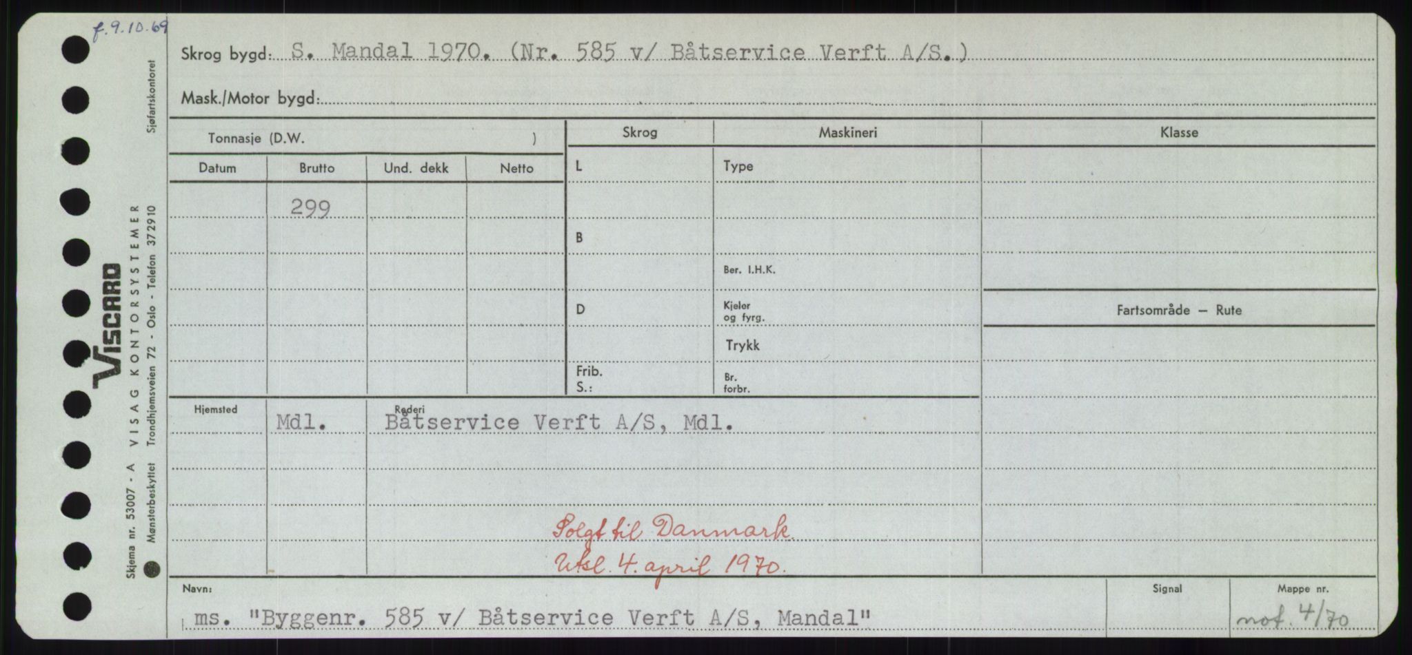 Sjøfartsdirektoratet med forløpere, Skipsmålingen, RA/S-1627/H/Hd/L0006: Fartøy, Byg-Båt, p. 173