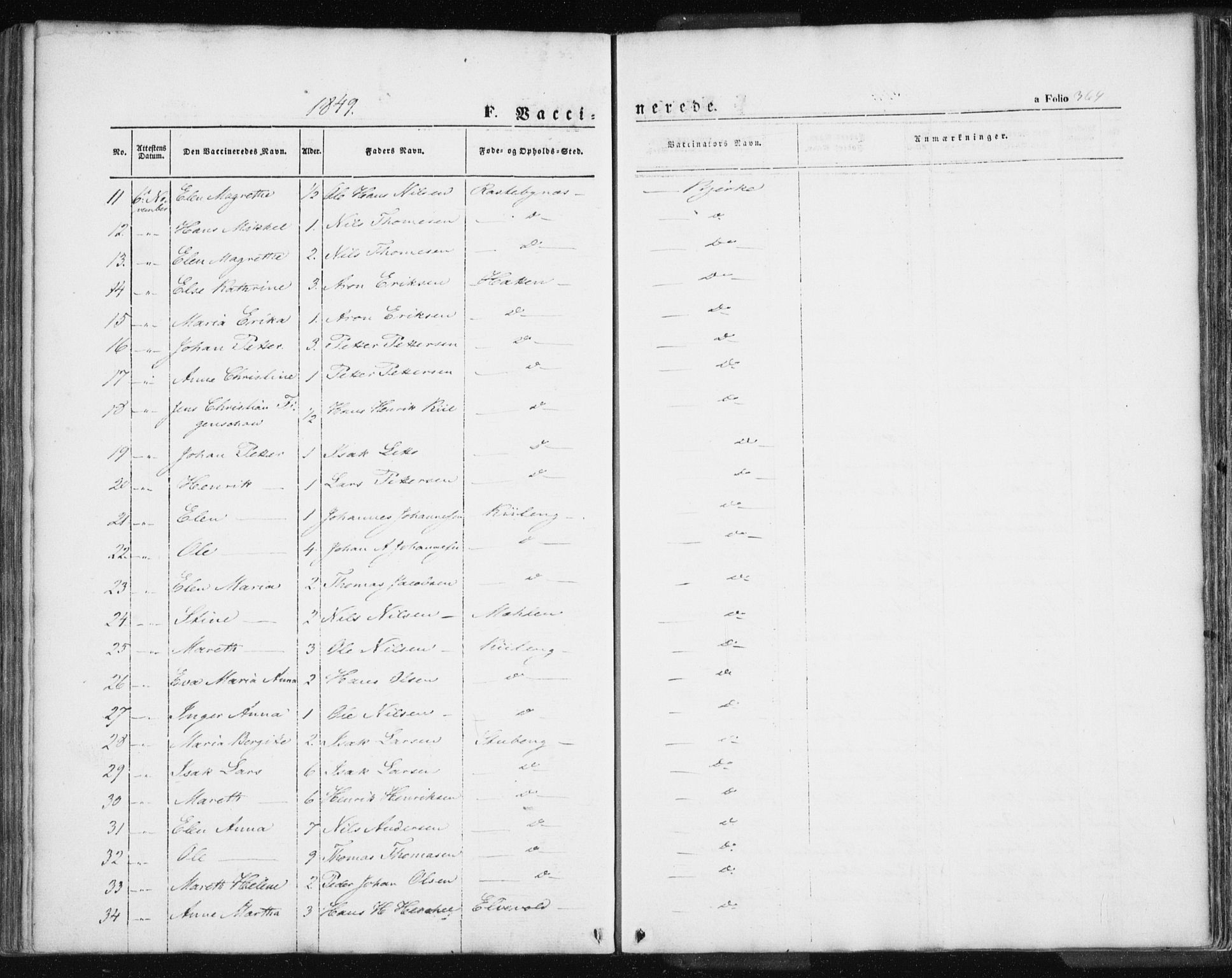 Lyngen sokneprestembete, AV/SATØ-S-1289/H/He/Hea/L0004kirke: Parish register (official) no. 4, 1839-1858, p. 369