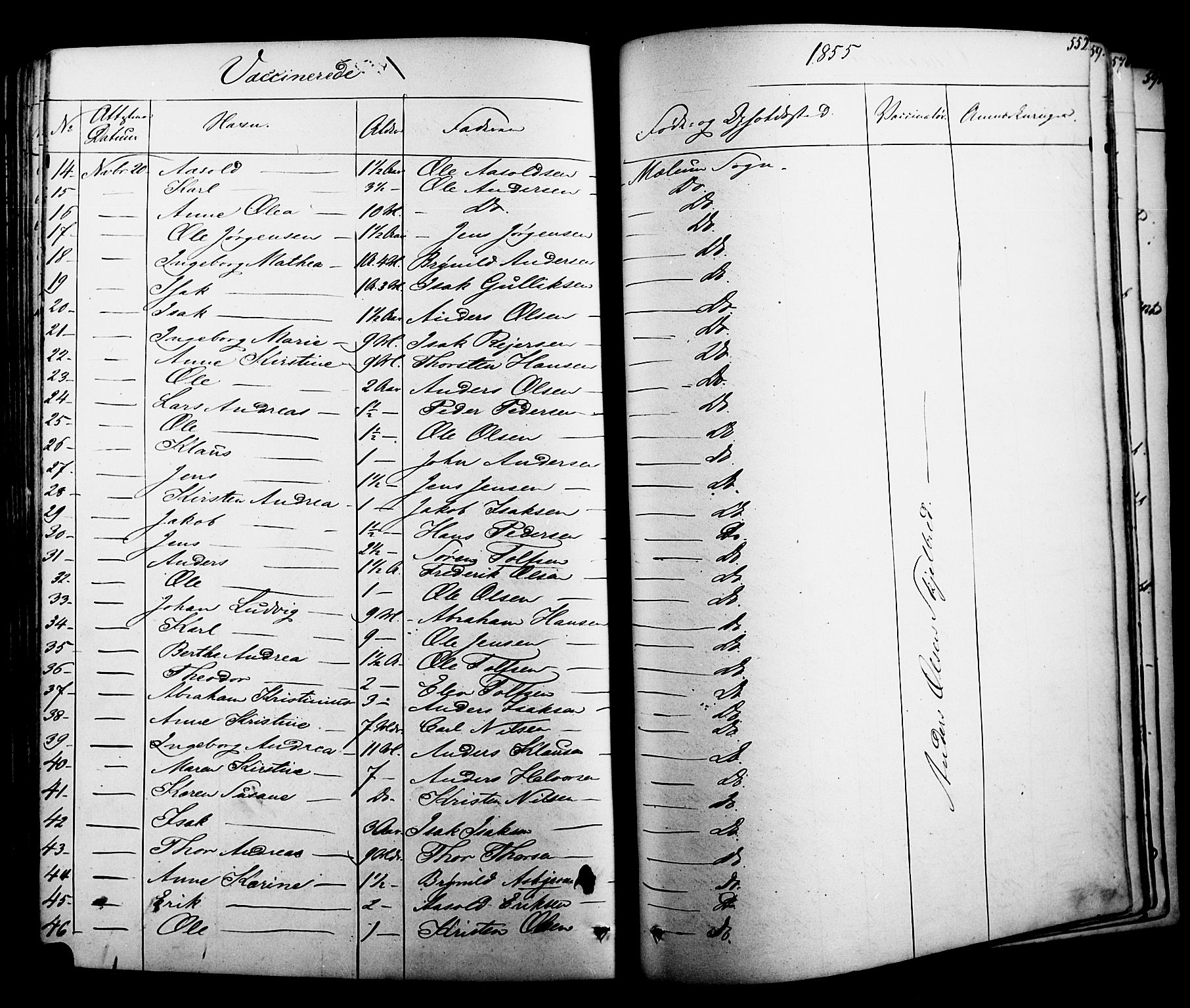 Solum kirkebøker, SAKO/A-306/F/Fa/L0006: Parish register (official) no. I 6, 1844-1855, p. 552