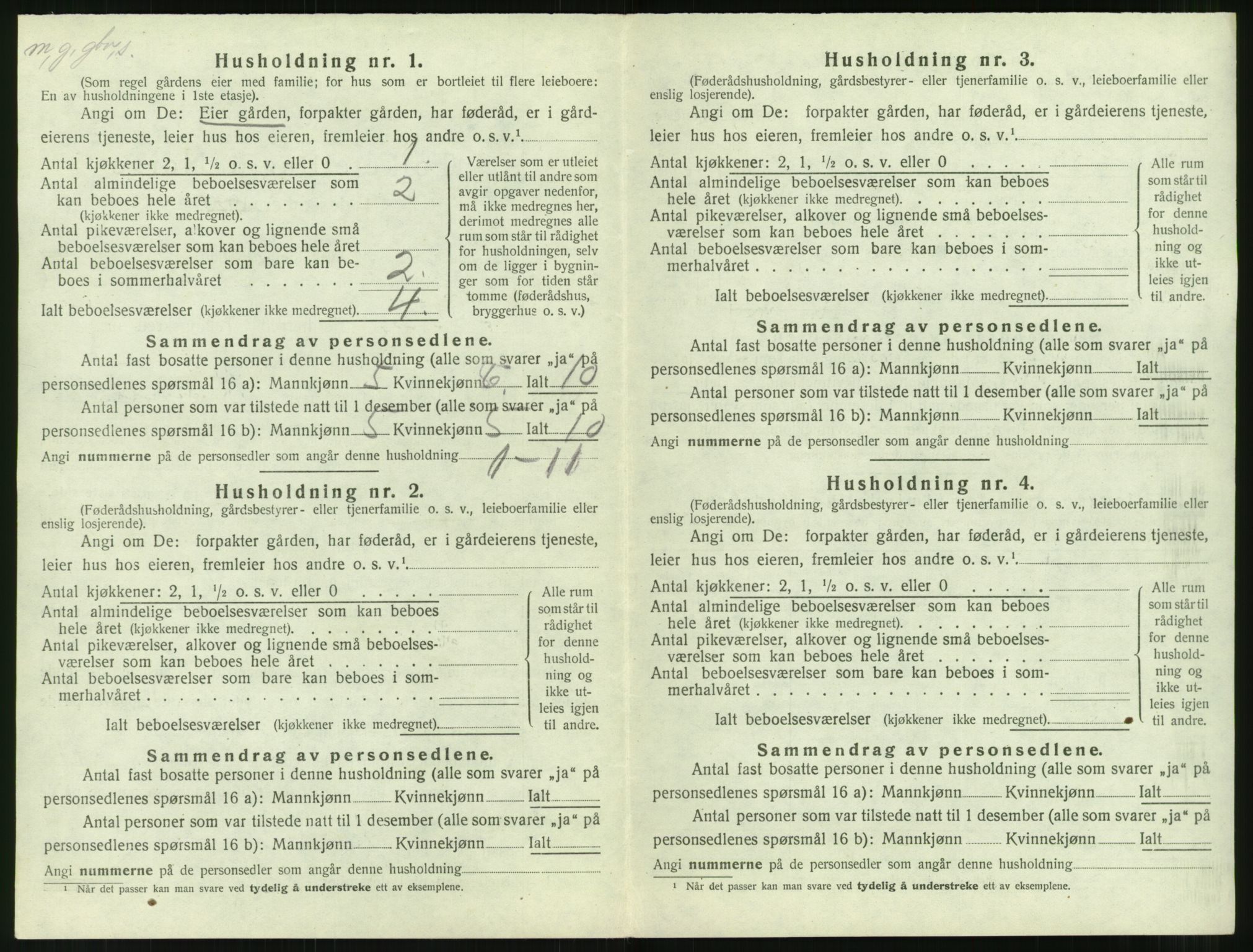 SAT, 1920 census for Aukra, 1920, p. 618