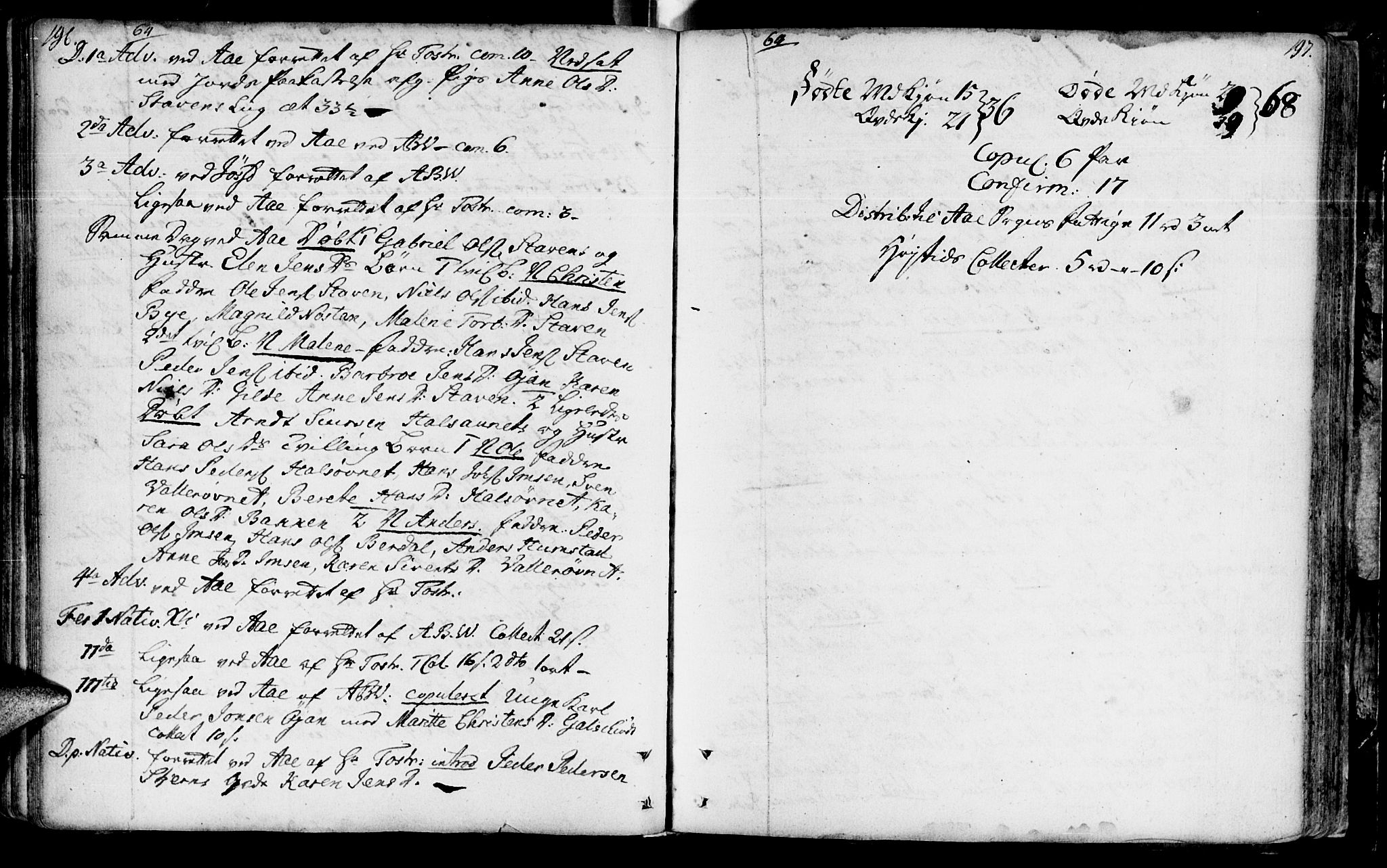 Ministerialprotokoller, klokkerbøker og fødselsregistre - Sør-Trøndelag, SAT/A-1456/655/L0672: Parish register (official) no. 655A01, 1750-1779, p. 196-197