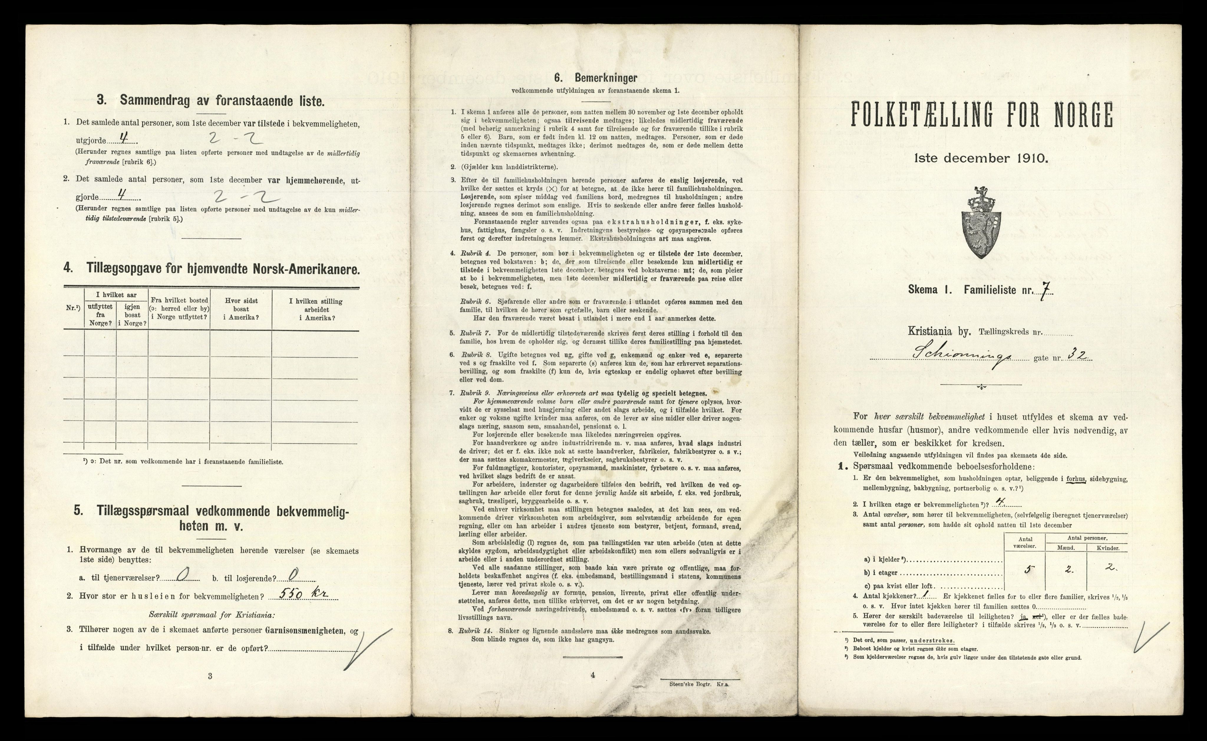 RA, 1910 census for Kristiania, 1910, p. 89525