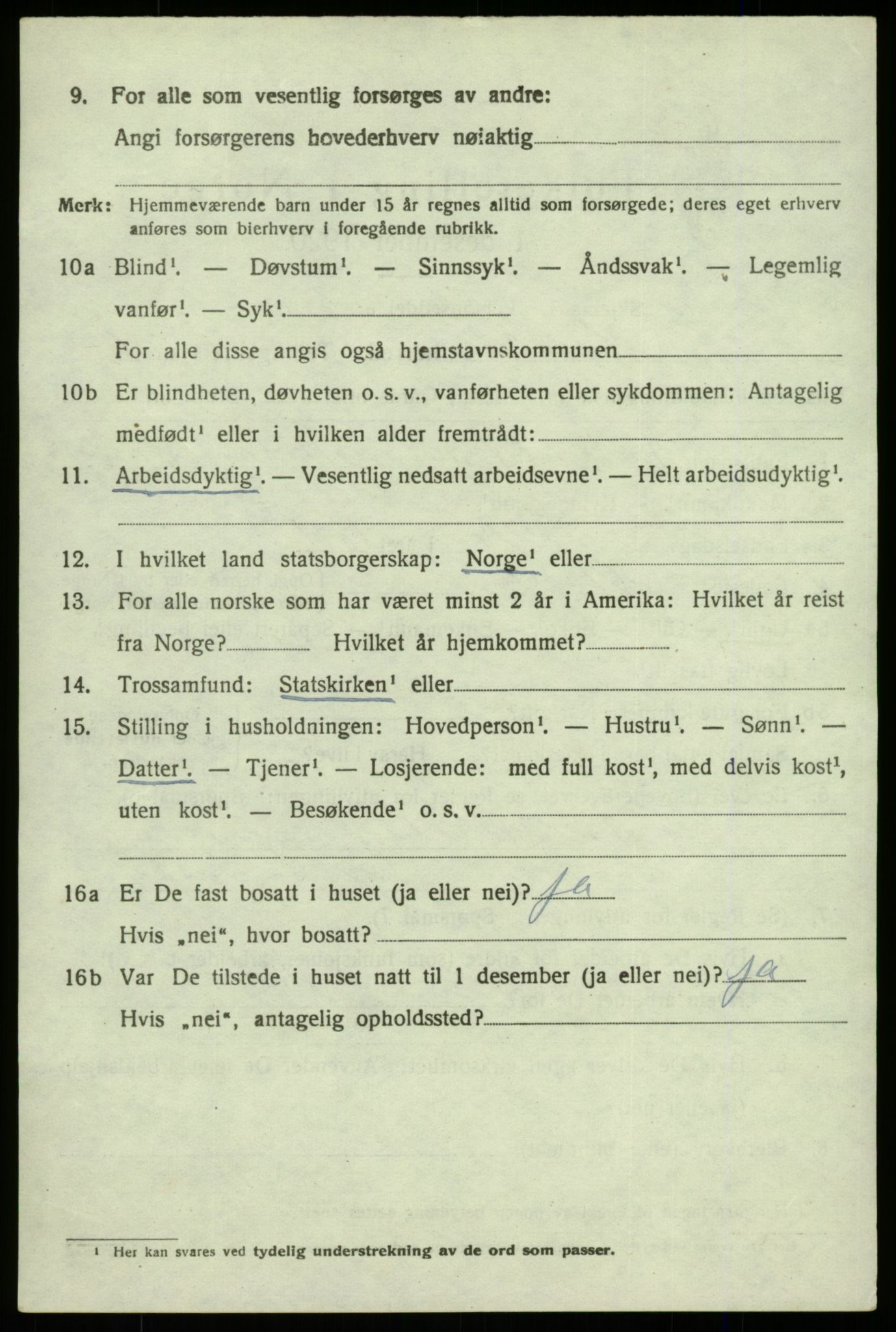 SAB, 1920 census for Herdla, 1920, p. 4698