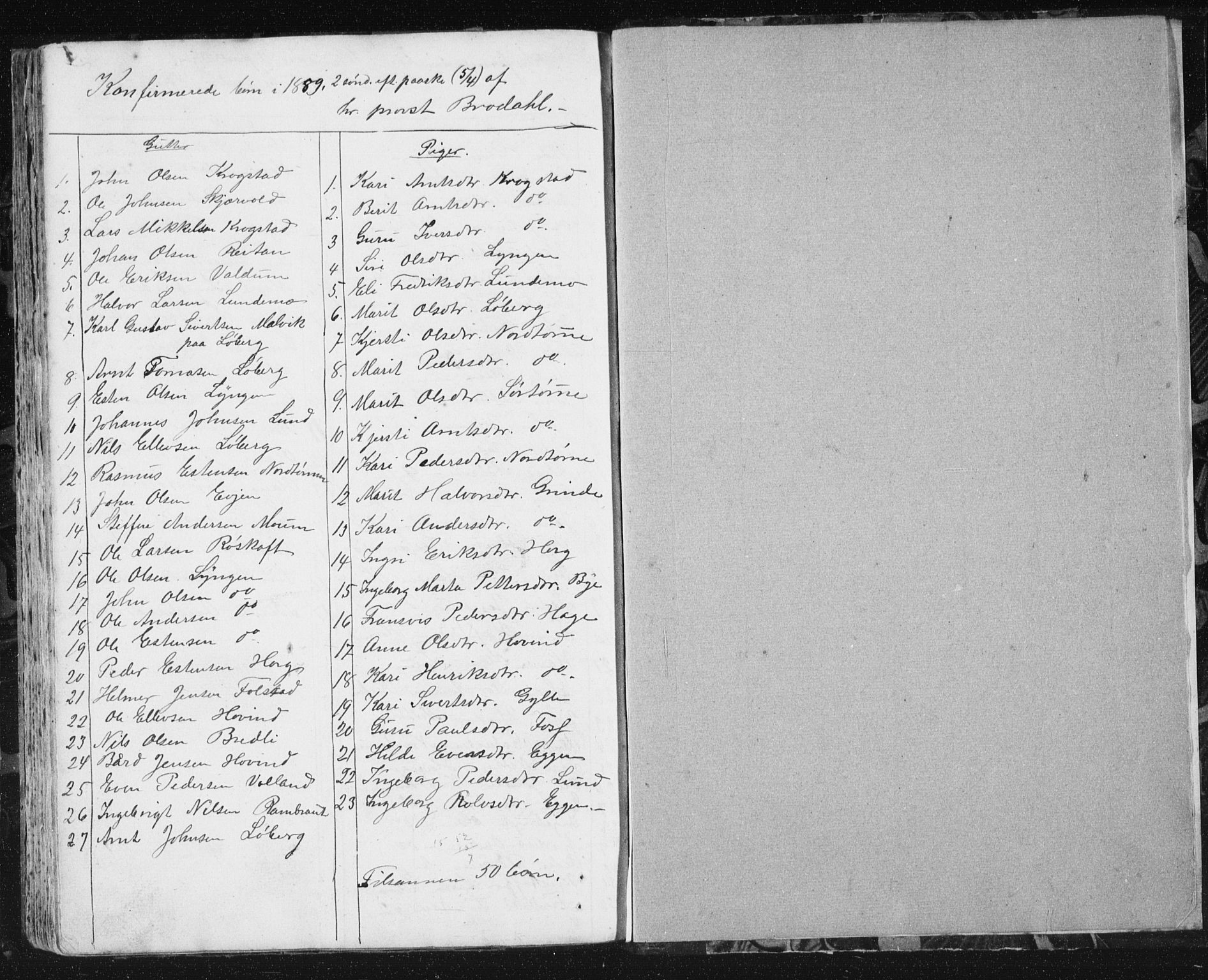 Ministerialprotokoller, klokkerbøker og fødselsregistre - Sør-Trøndelag, SAT/A-1456/692/L1110: Parish register (copy) no. 692C05, 1849-1889
