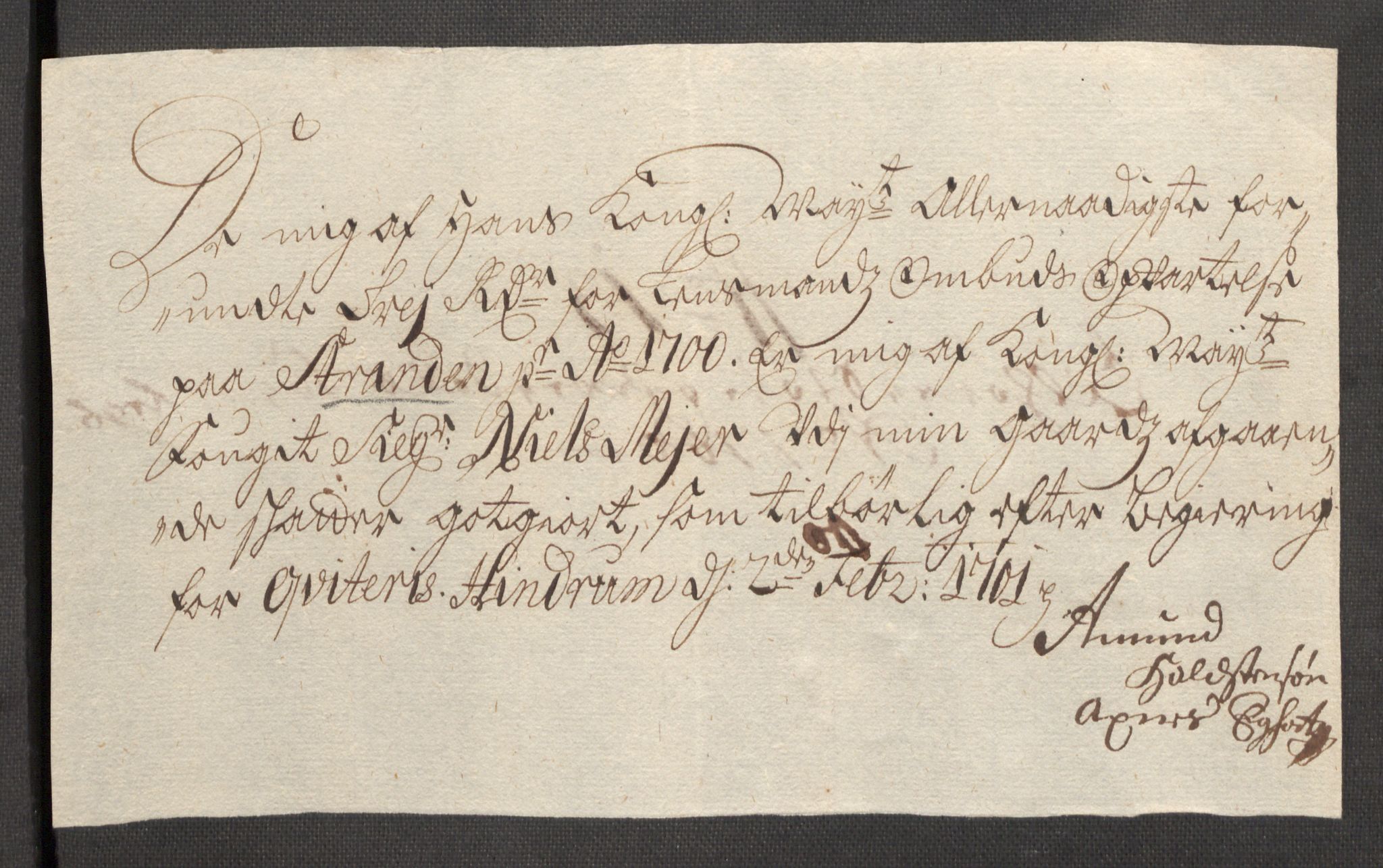 Rentekammeret inntil 1814, Reviderte regnskaper, Fogderegnskap, AV/RA-EA-4092/R62/L4192: Fogderegnskap Stjørdal og Verdal, 1700, p. 238