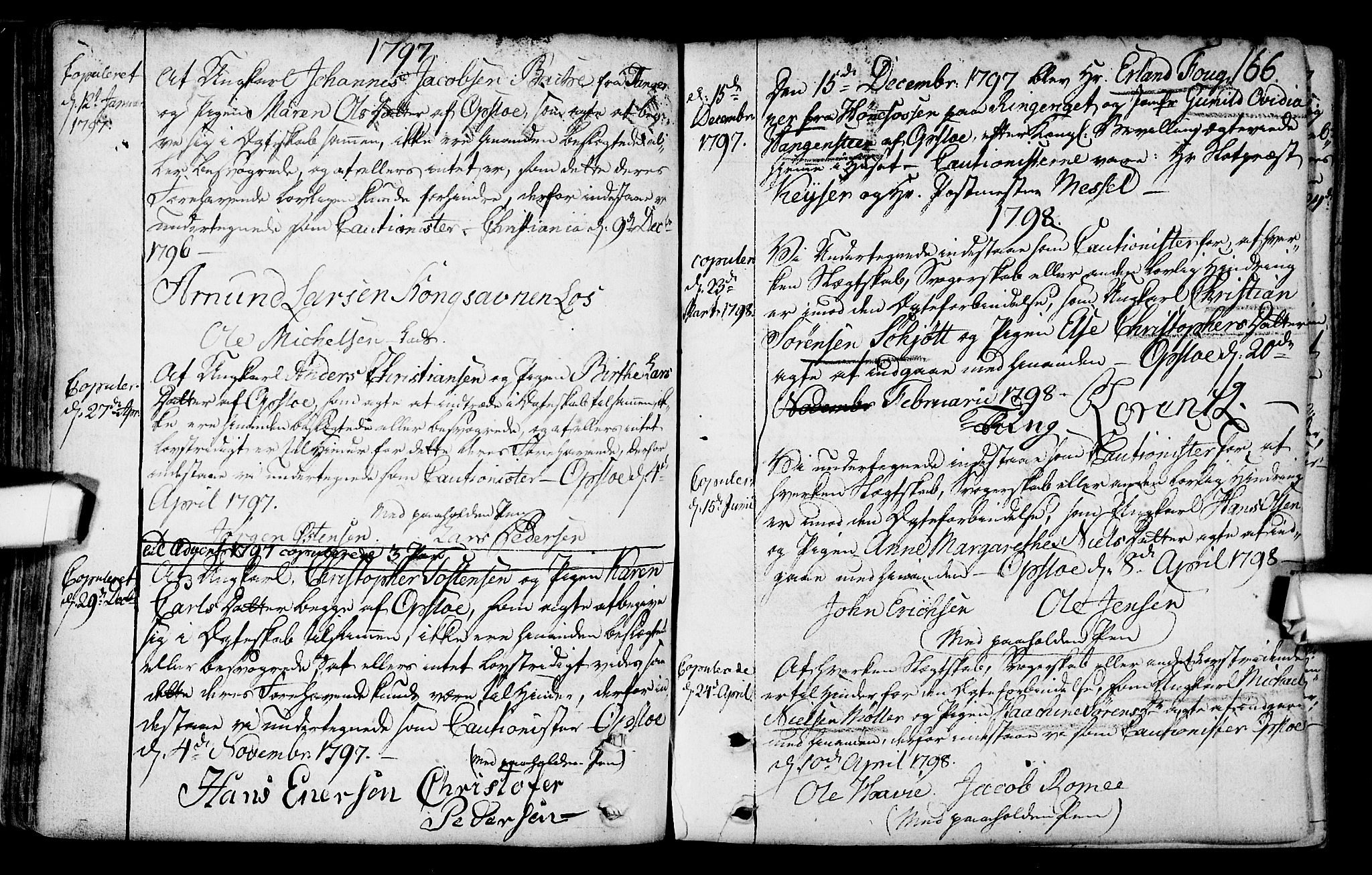 Gamlebyen prestekontor Kirkebøker, AV/SAO-A-10884/F/Fa/L0001: Parish register (official) no. 1, 1734-1818, p. 166