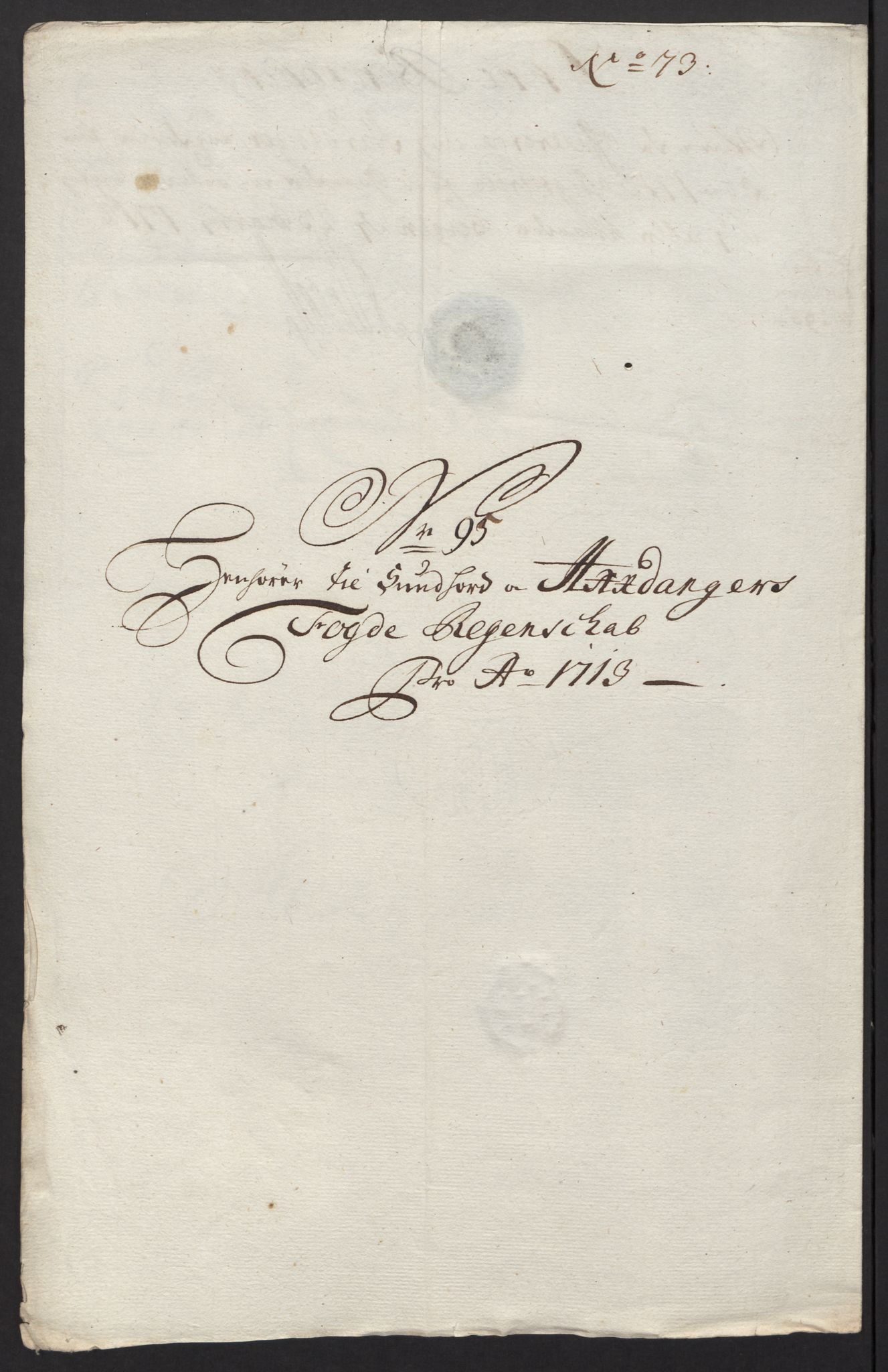 Rentekammeret inntil 1814, Reviderte regnskaper, Fogderegnskap, AV/RA-EA-4092/R48/L2989: Fogderegnskap Sunnhordland og Hardanger, 1713, p. 453