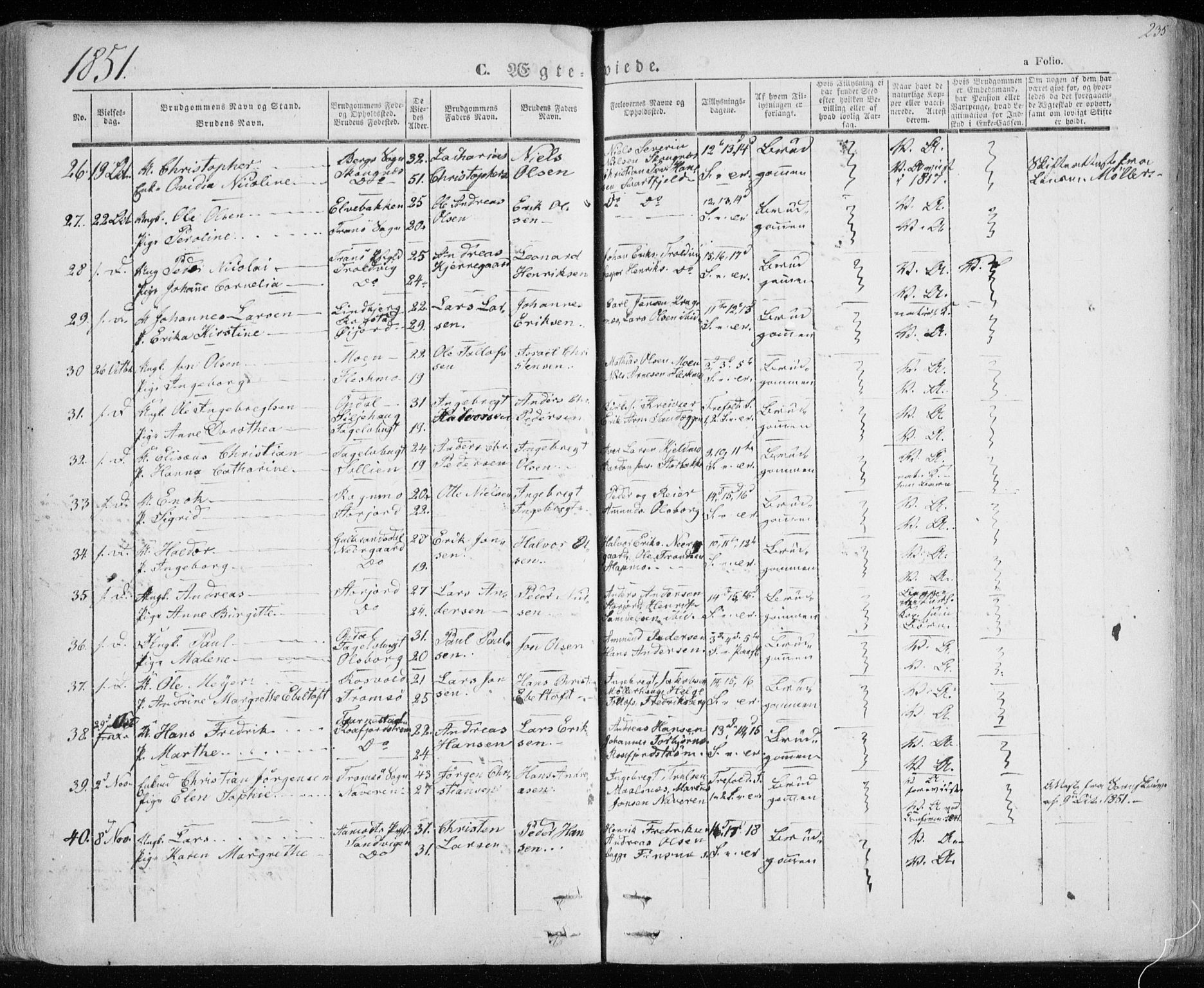 Lenvik sokneprestembete, SATØ/S-1310/H/Ha/Haa/L0006kirke: Parish register (official) no. 6, 1845-1854, p. 235