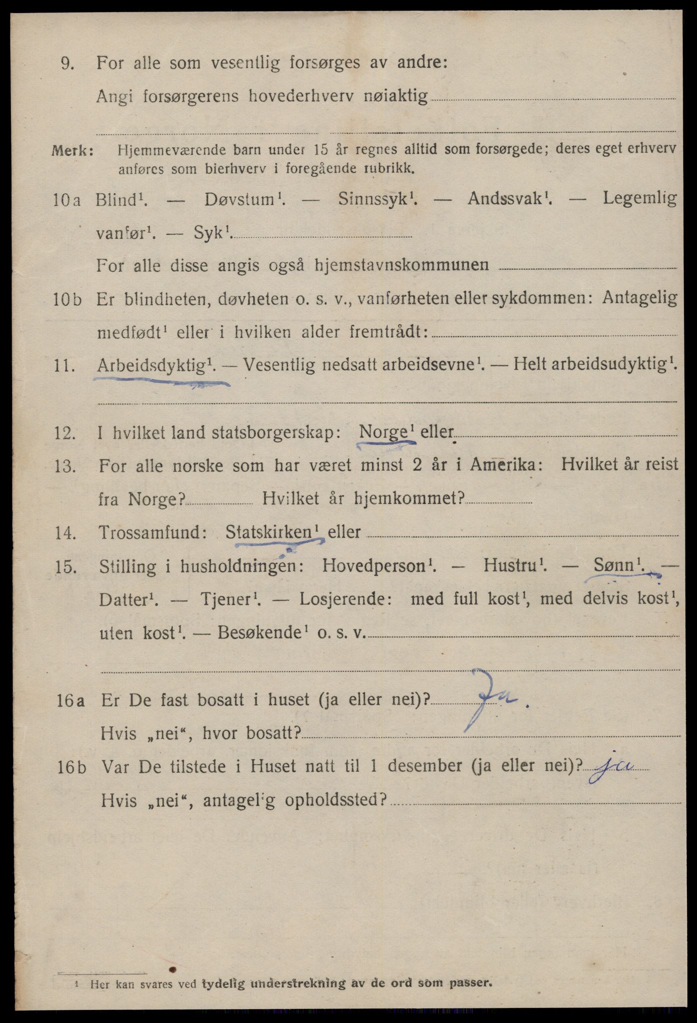 SAT, 1920 census for Ålesund, 1920, p. 39421