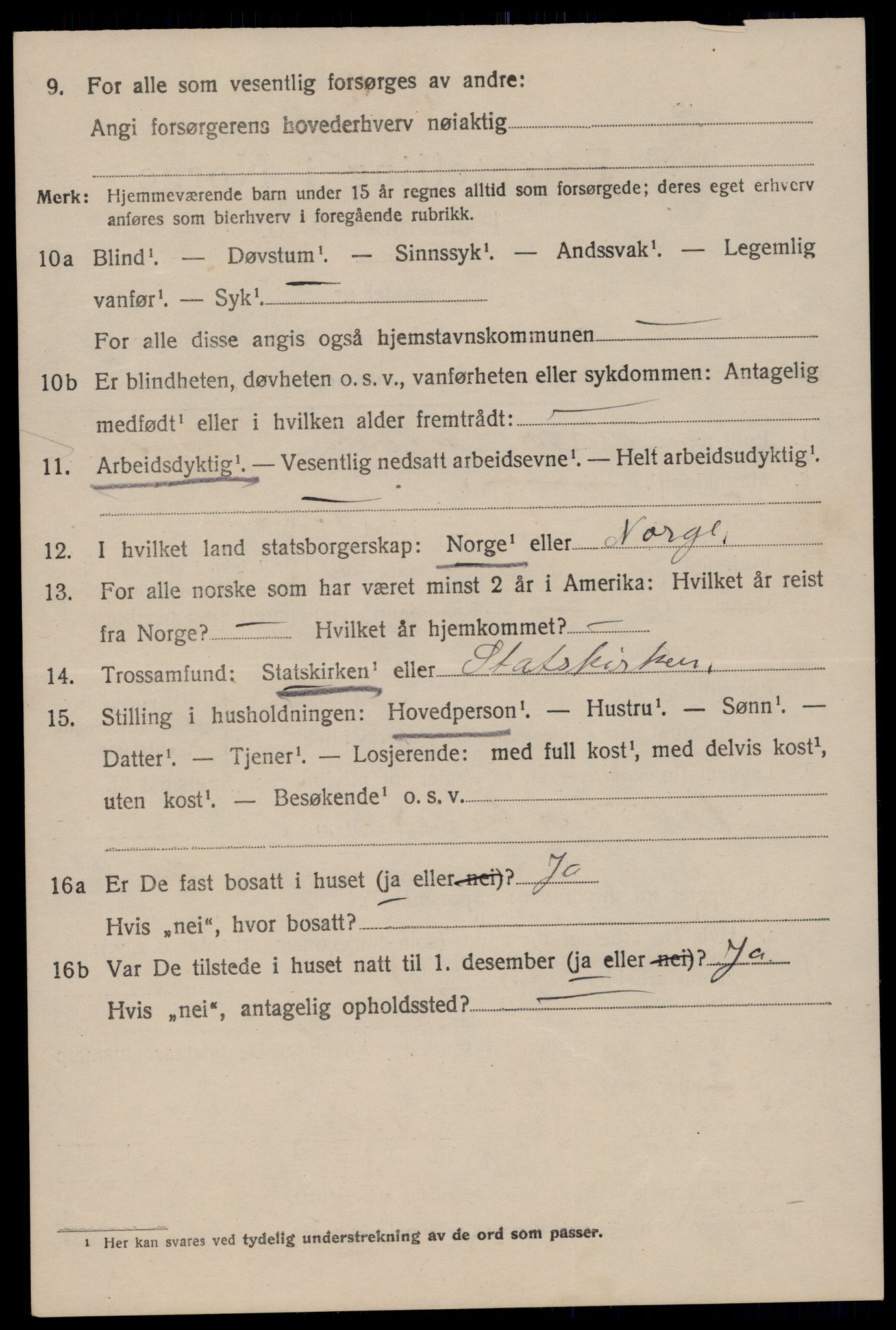 SAKO, 1920 census for Tinn, 1920, p. 19399