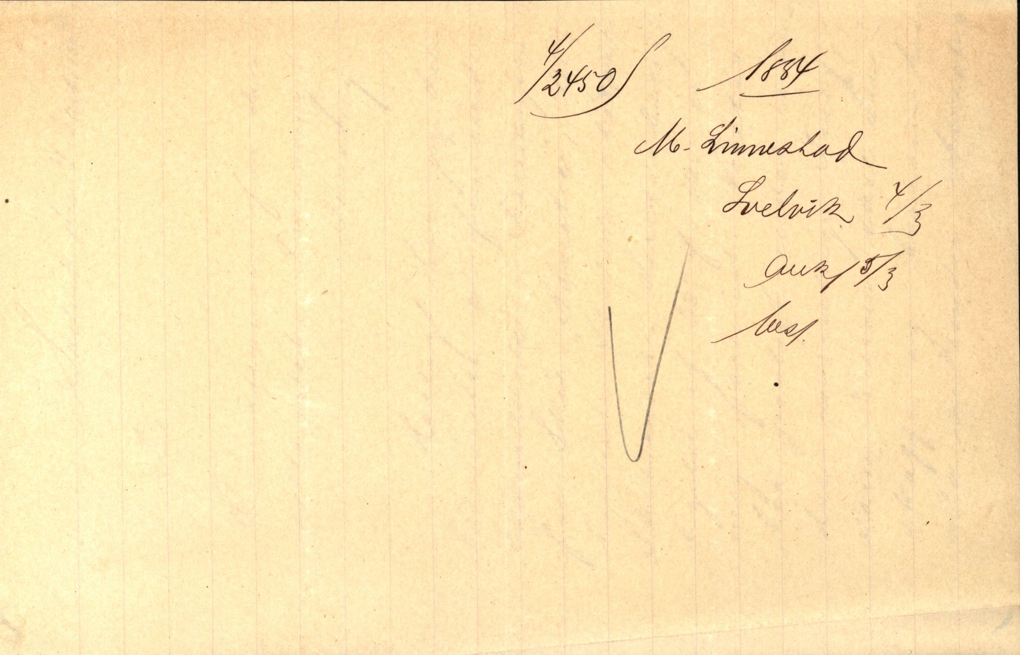 Pa 63 - Østlandske skibsassuranceforening, VEMU/A-1079/G/Ga/L0017/0005: Havaridokumenter / Signe, Hurra, Activ, Sjofna, Senior, Scandia, 1884, p. 45