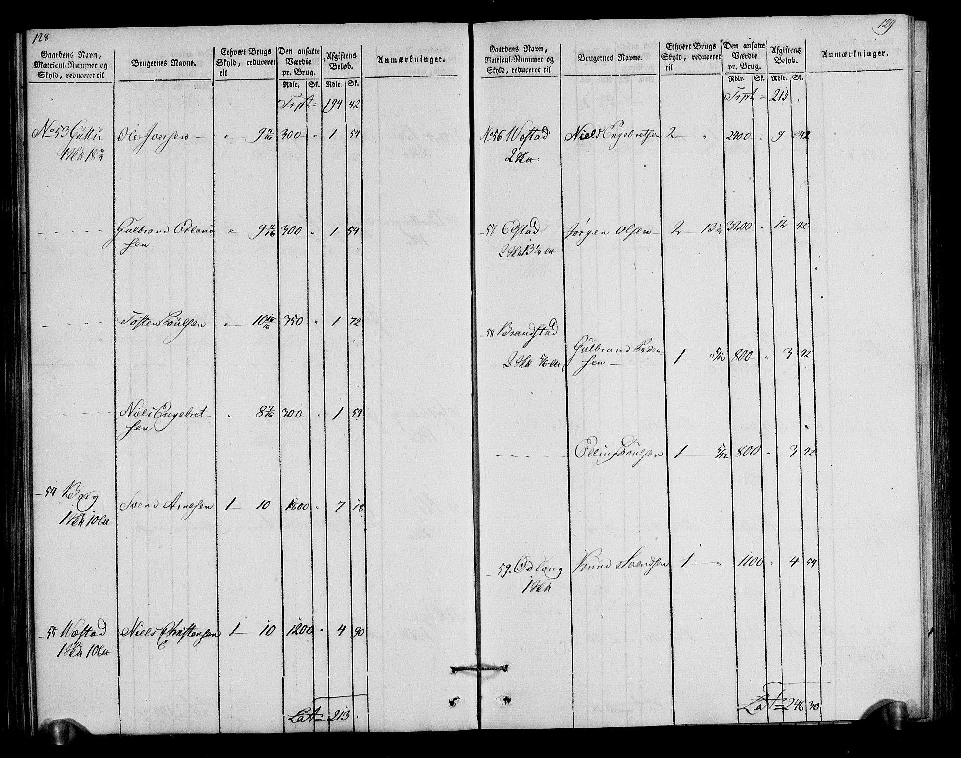 Rentekammeret inntil 1814, Realistisk ordnet avdeling, AV/RA-EA-4070/N/Ne/Nea/L0040: Gudbrandsdalen fogderi. Oppebørselsregister, 1803-1804, p. 69