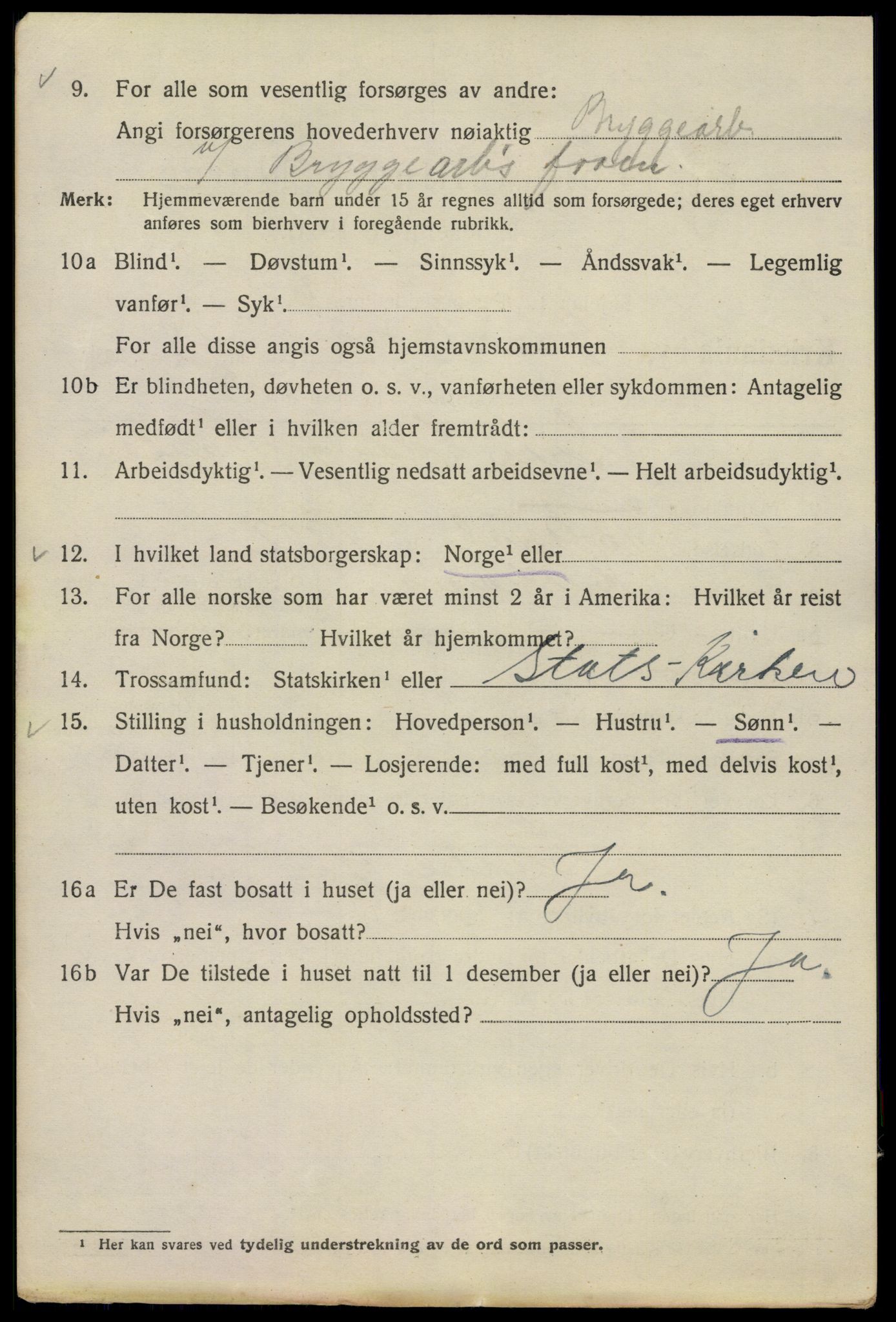 SAO, 1920 census for Kristiania, 1920, p. 171658