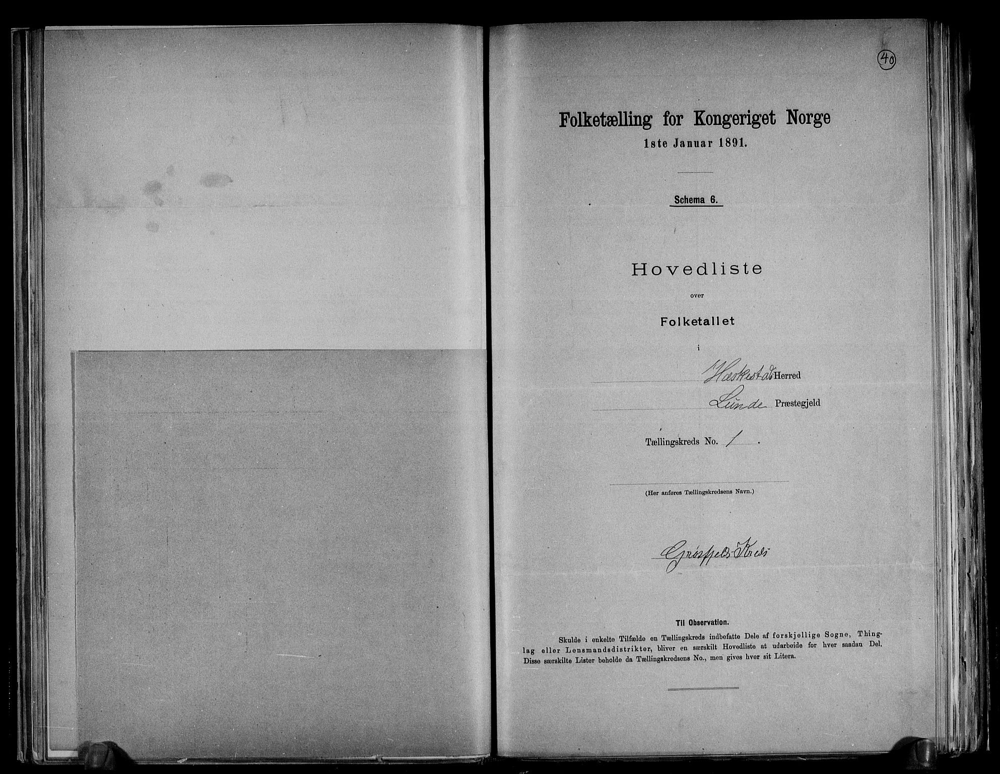 RA, 1891 census for 1113 Heskestad, 1891, p. 5