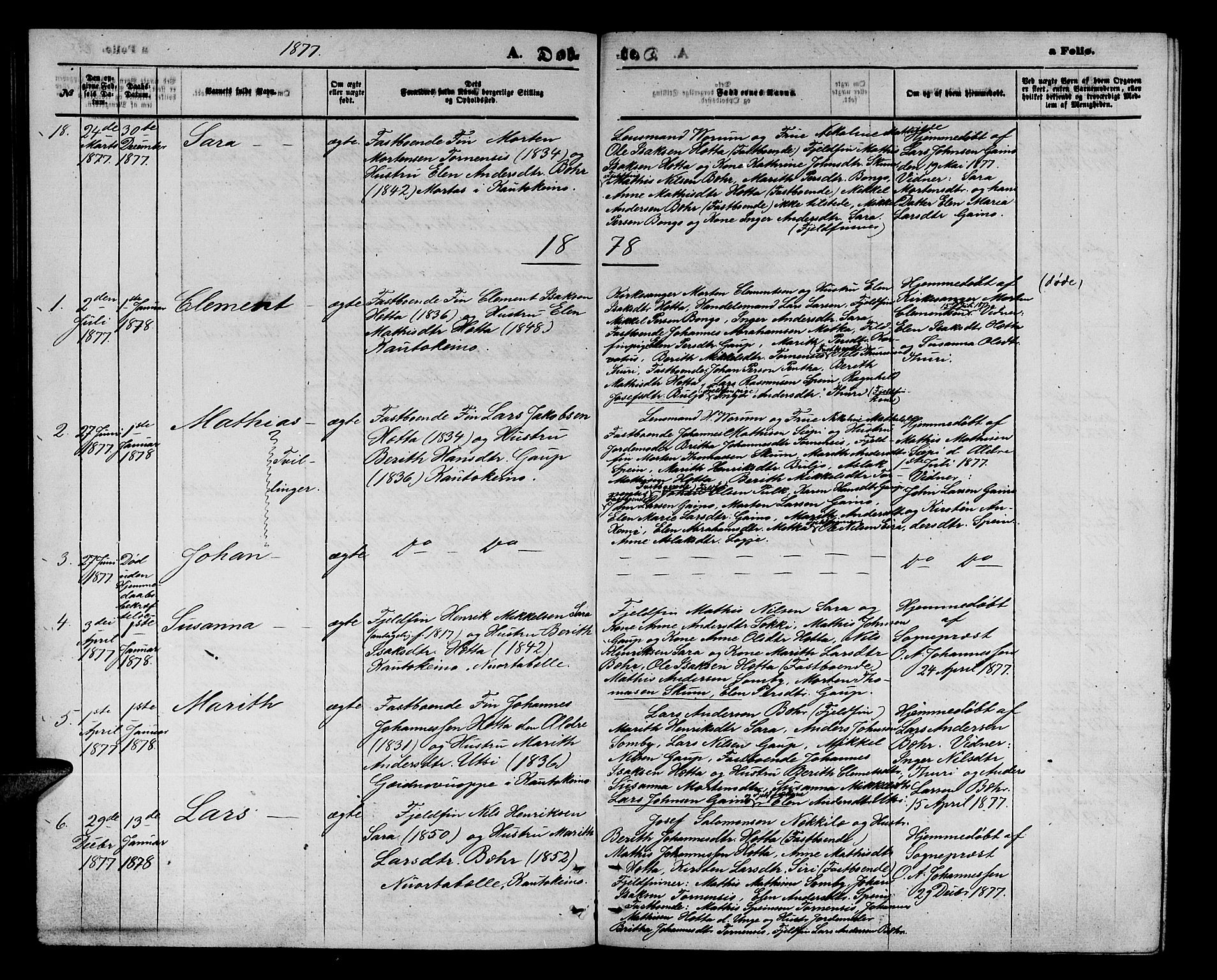 Kautokeino sokneprestembete, SATØ/S-1340/H/Hb/L0001.klokk: Parish register (copy) no. 1, 1862-1878, p. 64b