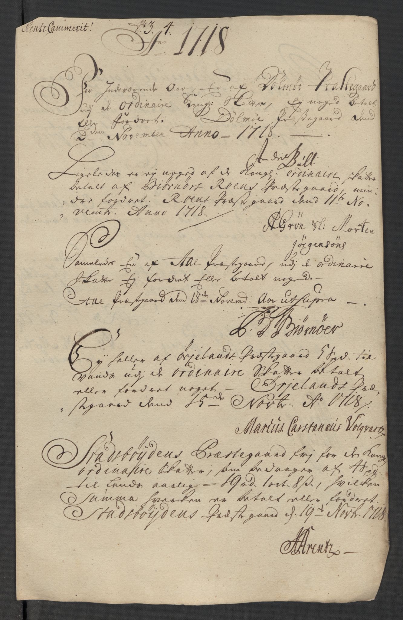 Rentekammeret inntil 1814, Reviderte regnskaper, Fogderegnskap, AV/RA-EA-4092/R57/L3866: Fogderegnskap Fosen, 1718, p. 183