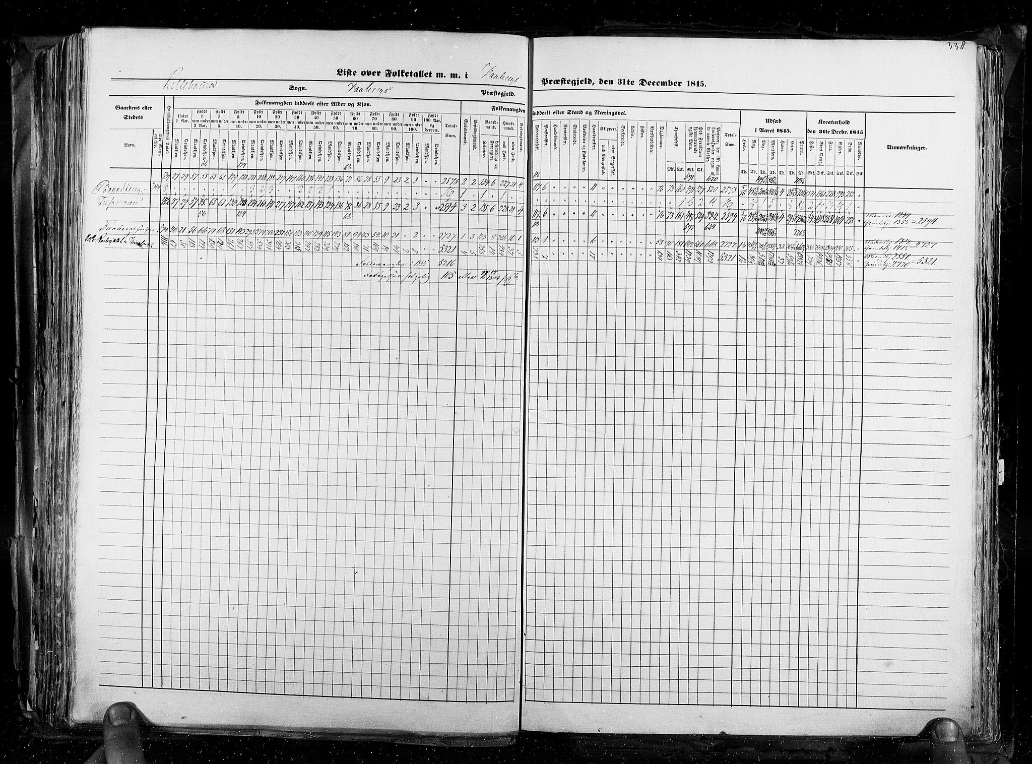 RA, Census 1845, vol. 3: Hedemarken amt og Kristians amt, 1845, p. 338