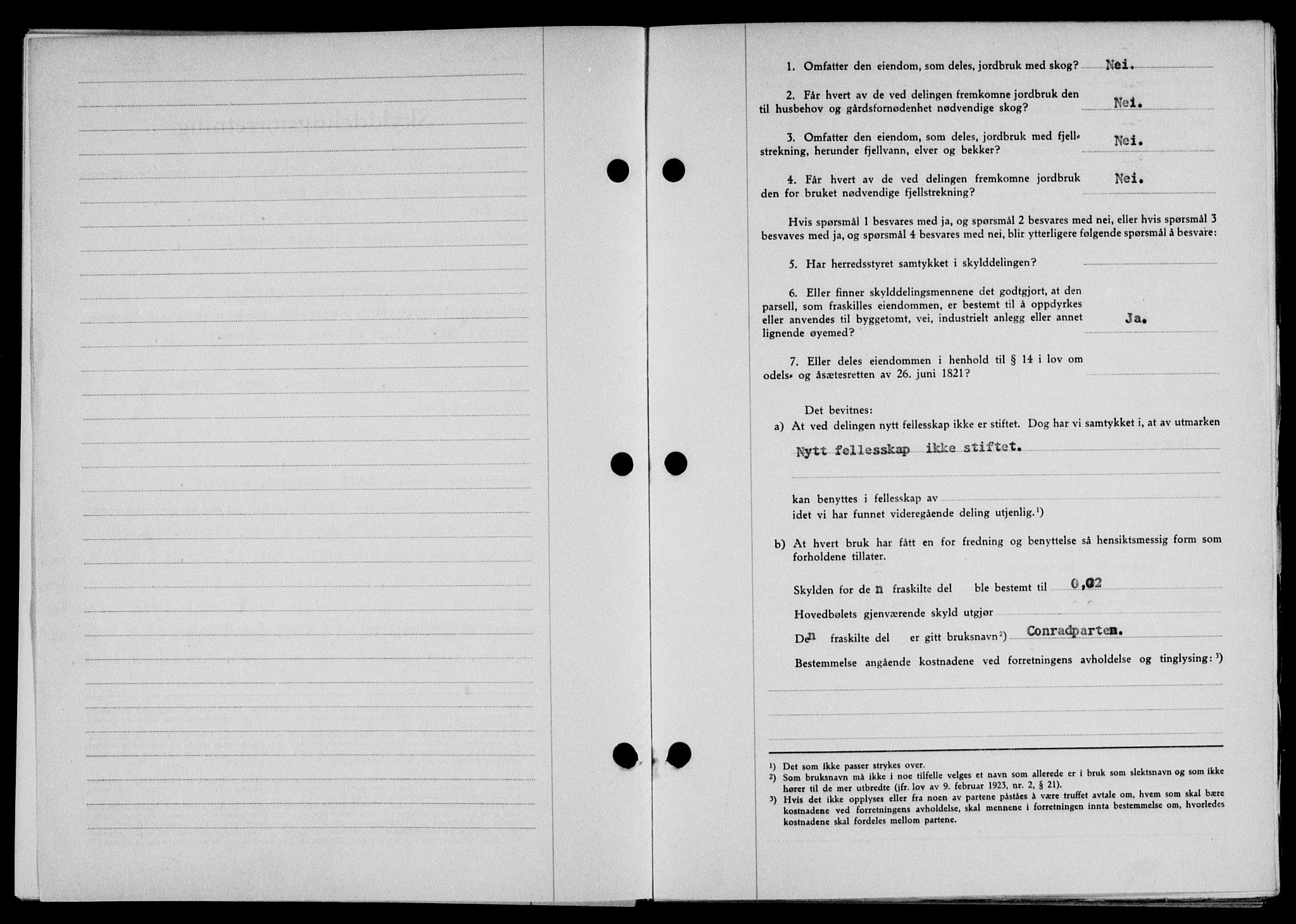 Lofoten sorenskriveri, SAT/A-0017/1/2/2C/L0012a: Mortgage book no. 12a, 1943-1944, Diary no: : 82/1944