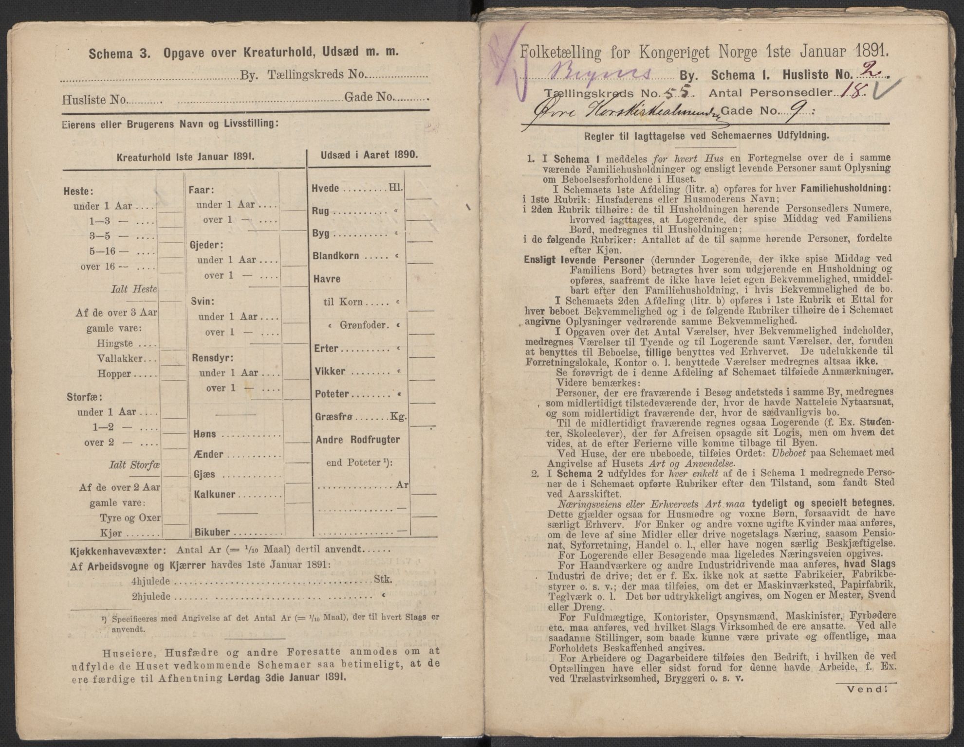 RA, 1891 Census for 1301 Bergen, 1891, p. 8859