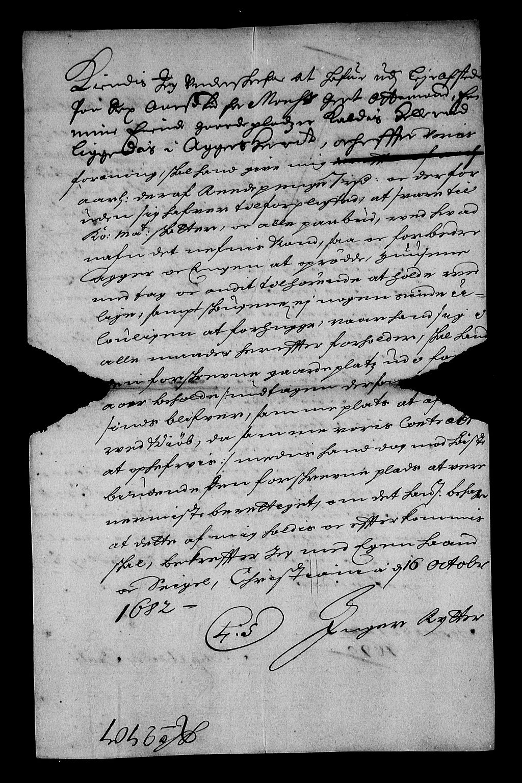 Stattholderembetet 1572-1771, AV/RA-EA-2870/Af/L0003: Avskrifter av vedlegg til originale supplikker, nummerert i samsvar med supplikkbøkene, 1689-1691, p. 196