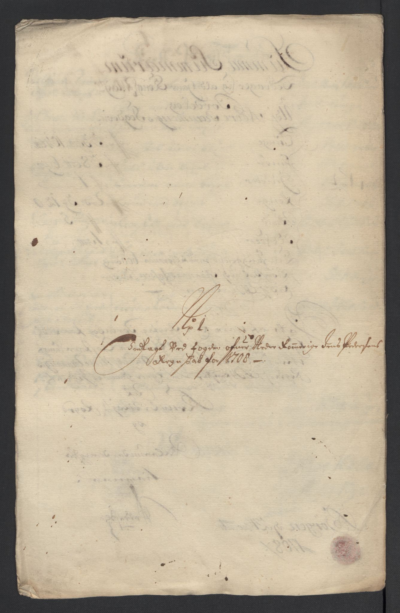 Rentekammeret inntil 1814, Reviderte regnskaper, Fogderegnskap, AV/RA-EA-4092/R11/L0591: Fogderegnskap Nedre Romerike, 1708-1709, p. 23