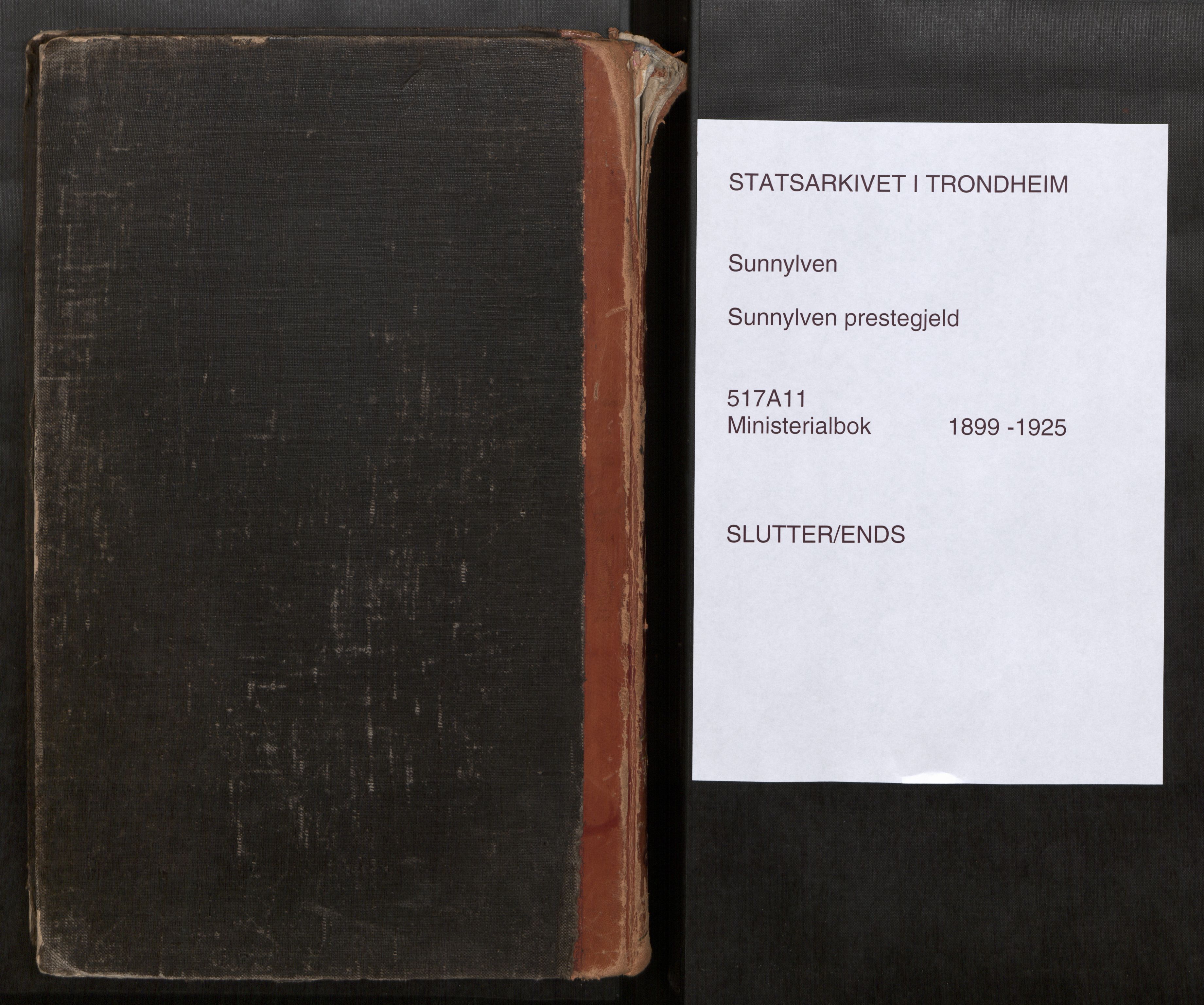 Sunnylven sokneprestkontor, SAT/A-1007: Parish register (official) no. 517A11, 1899-1925