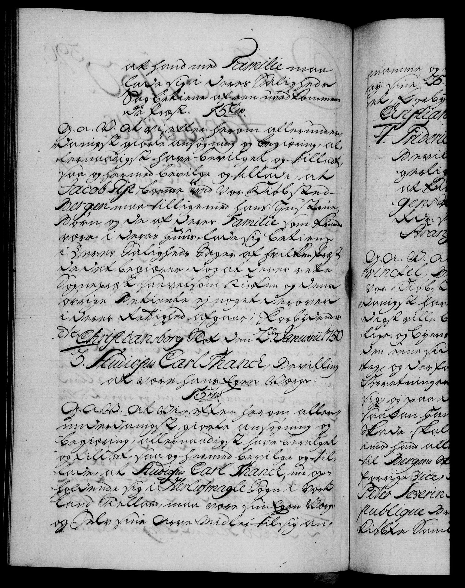 Danske Kanselli 1572-1799, AV/RA-EA-3023/F/Fc/Fca/Fcaa/L0036: Norske registre, 1749-1750, p. 390b