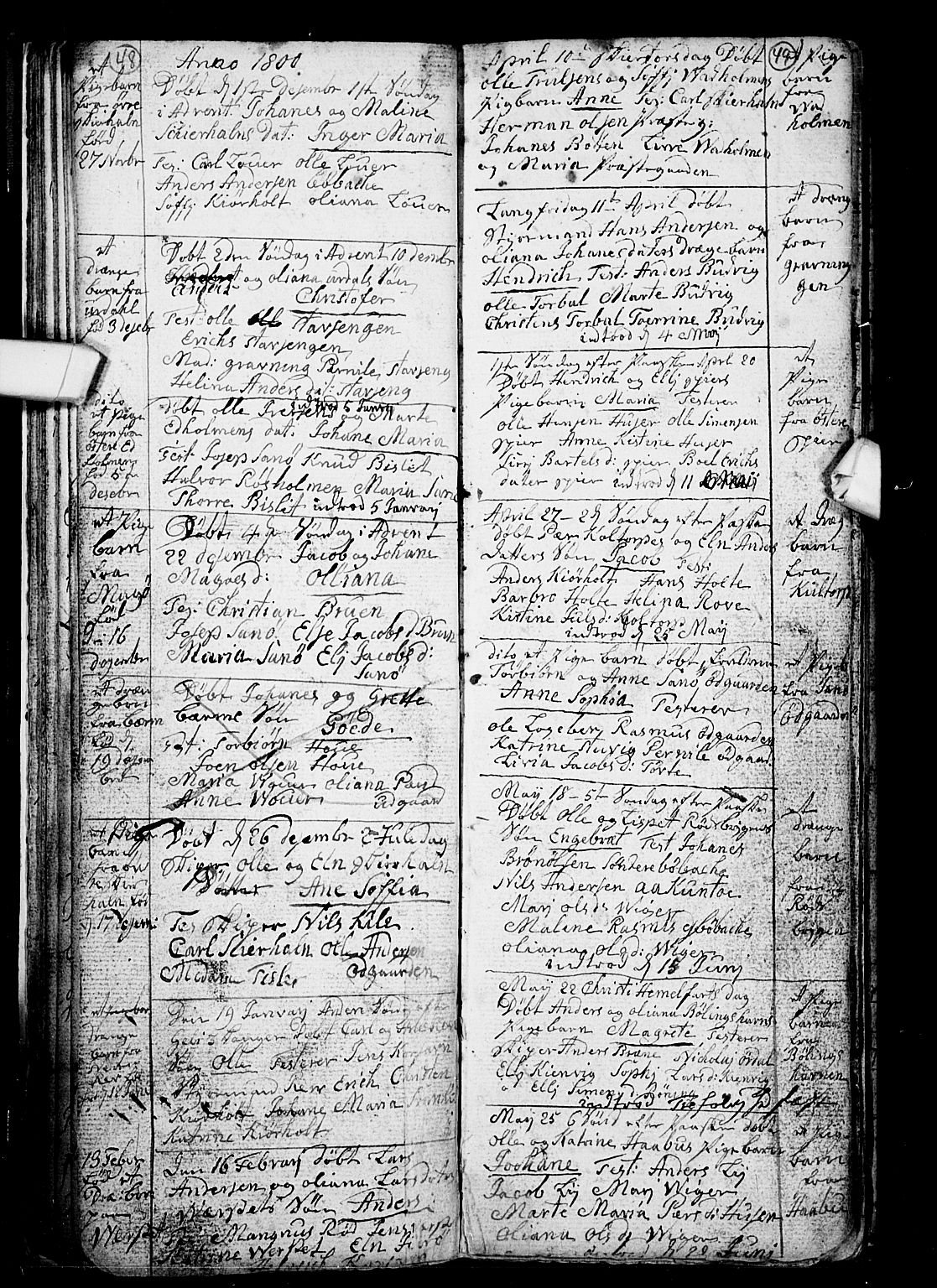 Hvaler prestekontor Kirkebøker, SAO/A-2001/F/Fa/L0002: Parish register (official) no. I 2, 1749-1816, p. 48-49