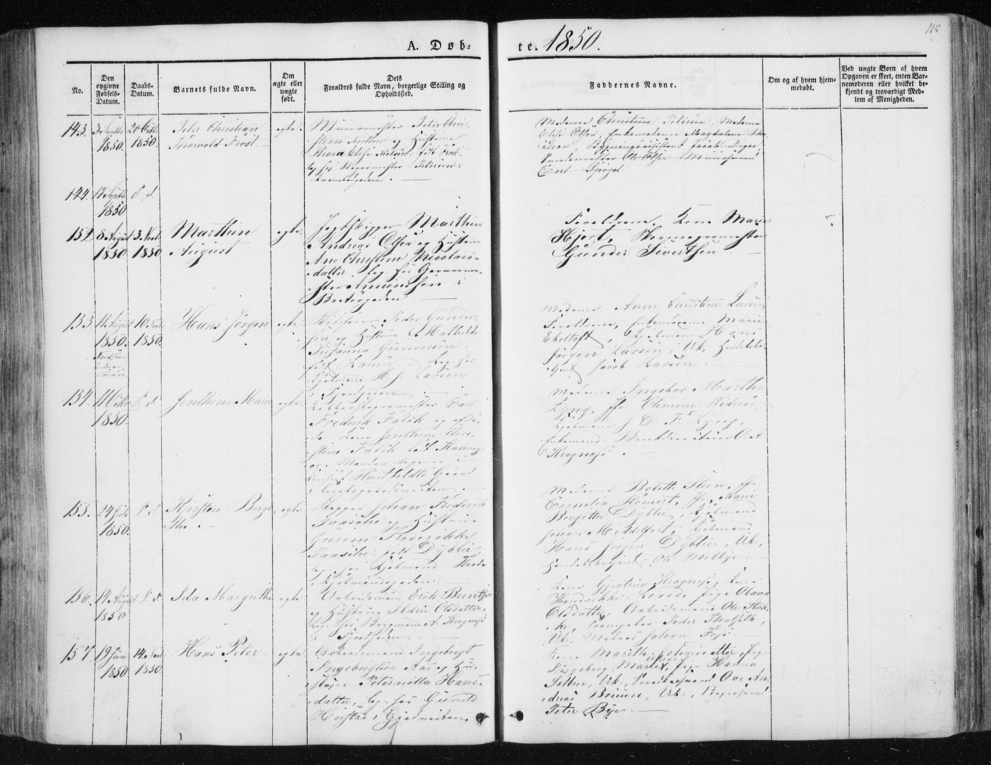 Ministerialprotokoller, klokkerbøker og fødselsregistre - Sør-Trøndelag, AV/SAT-A-1456/602/L0110: Parish register (official) no. 602A08, 1840-1854, p. 115