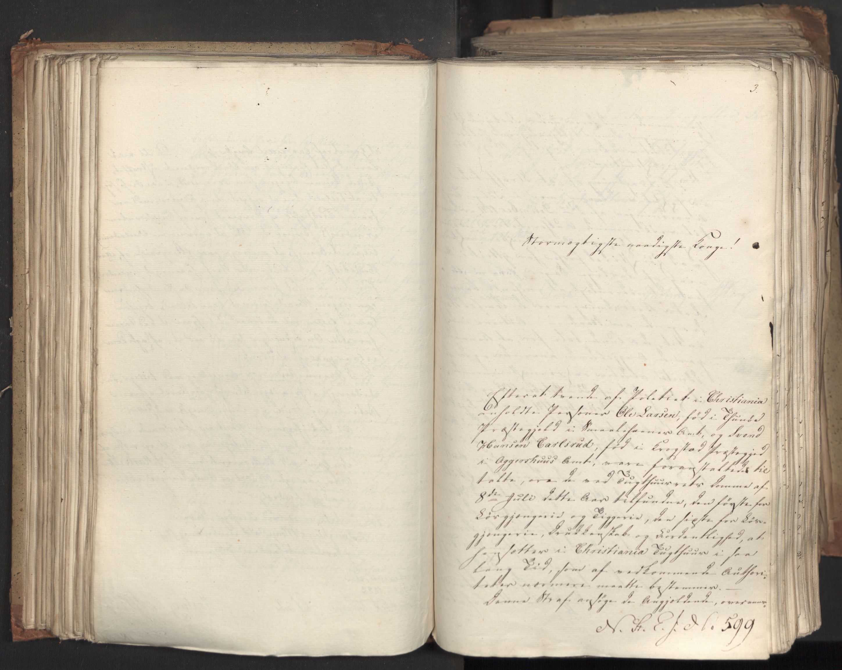 Statsrådsavdelingen i Stockholm, AV/RA-S-1003/D/Da/L0035: Regjeringsinnstillinger nr. 541-840, 1823, p. 138