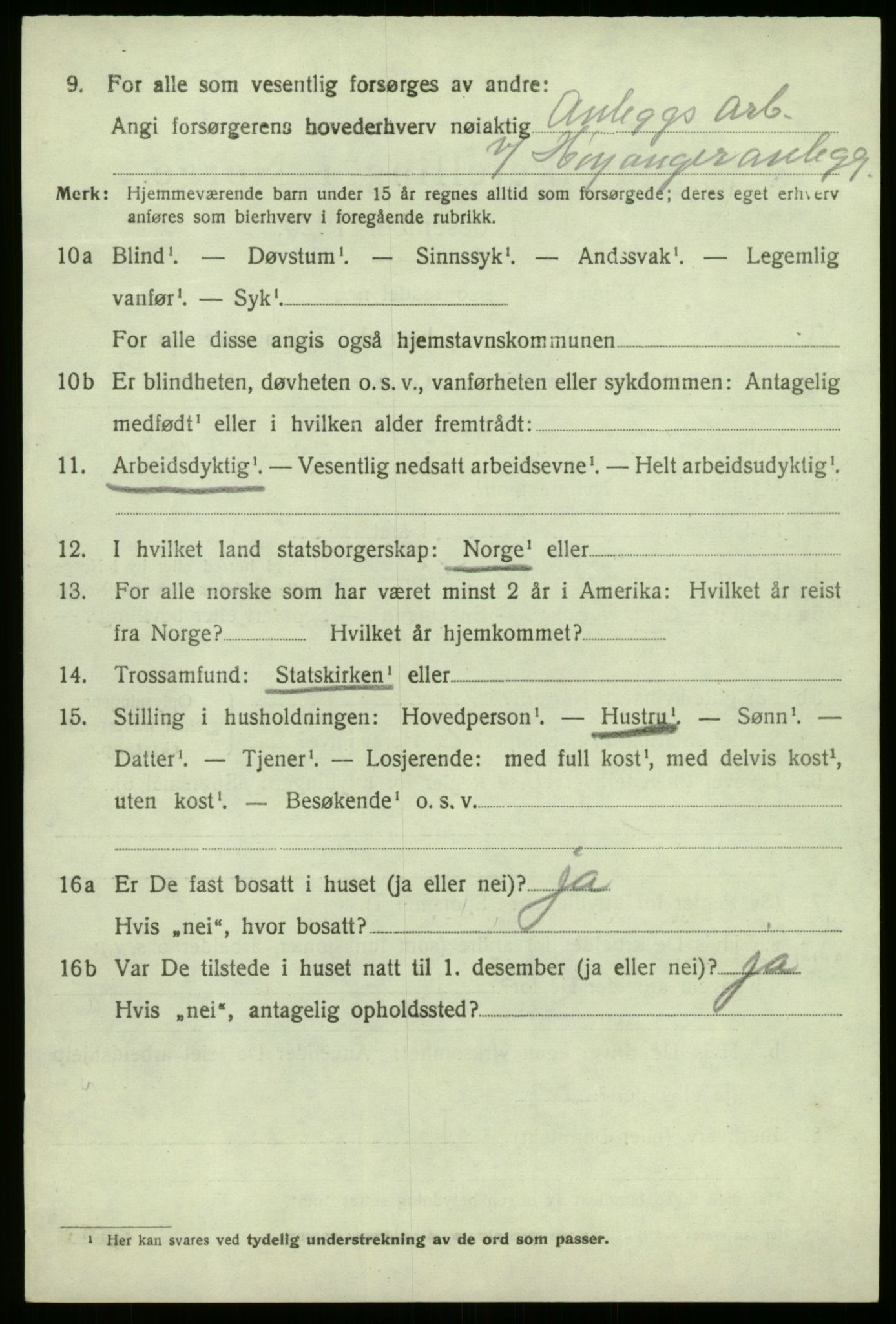 SAB, 1920 census for Kyrkjebø, 1920, p. 5328