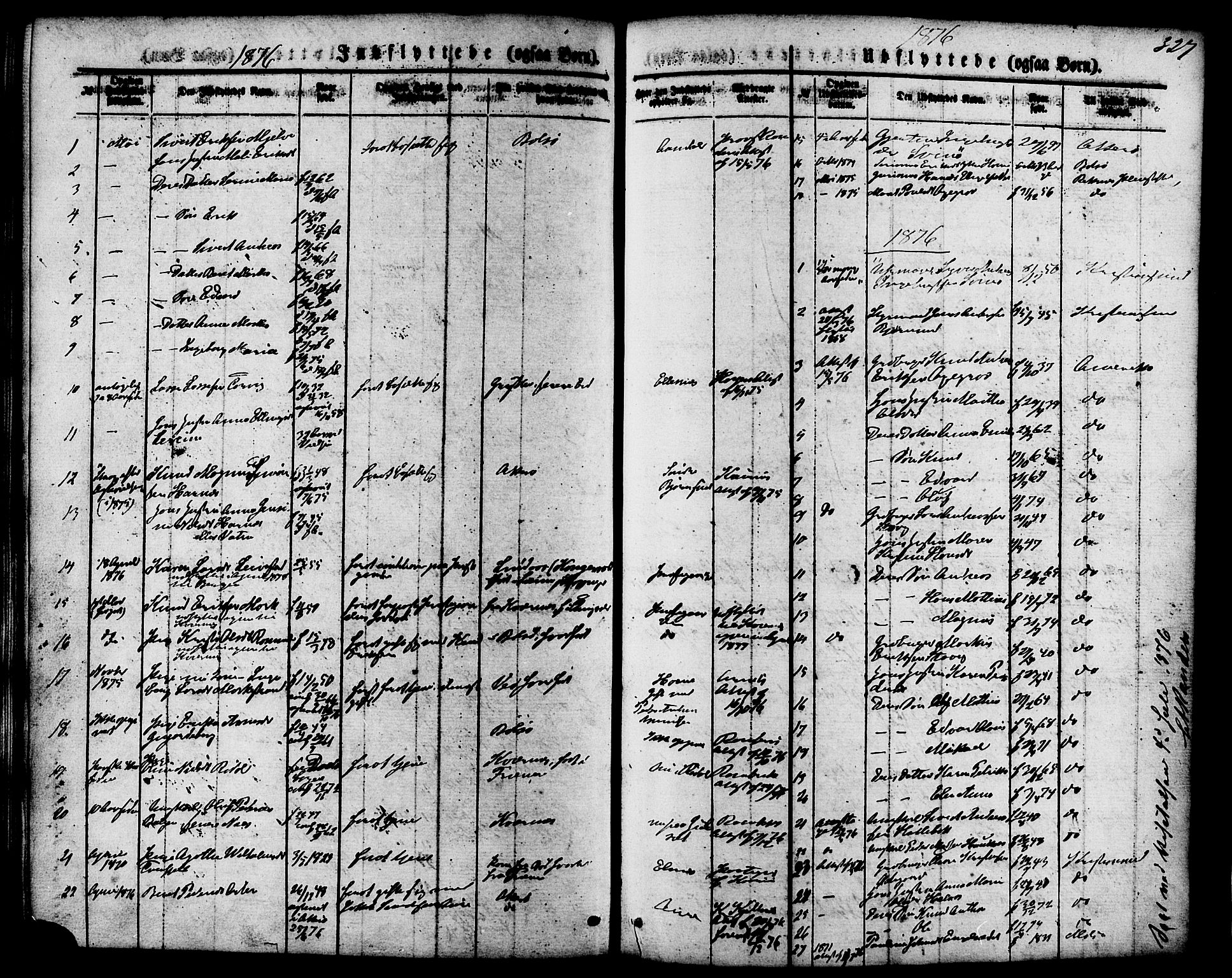 Ministerialprotokoller, klokkerbøker og fødselsregistre - Møre og Romsdal, AV/SAT-A-1454/565/L0749: Parish register (official) no. 565A03, 1871-1886, p. 327