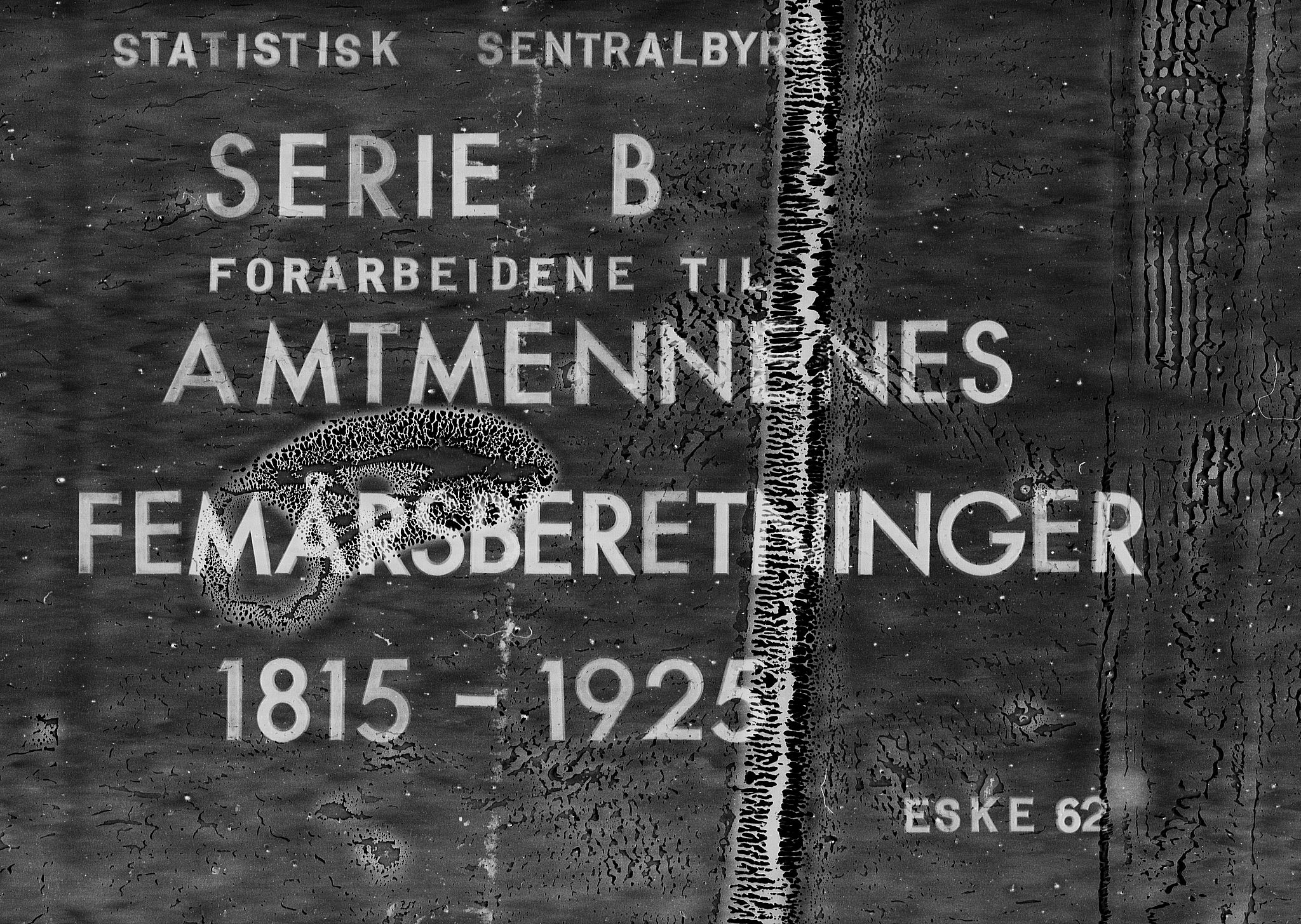 Statistisk sentralbyrå, Næringsøkonomiske emner, Generelt - Amtmennenes femårsberetninger, AV/RA-S-2233/F/Fa/L0062: --, 1881-1885, p. 1