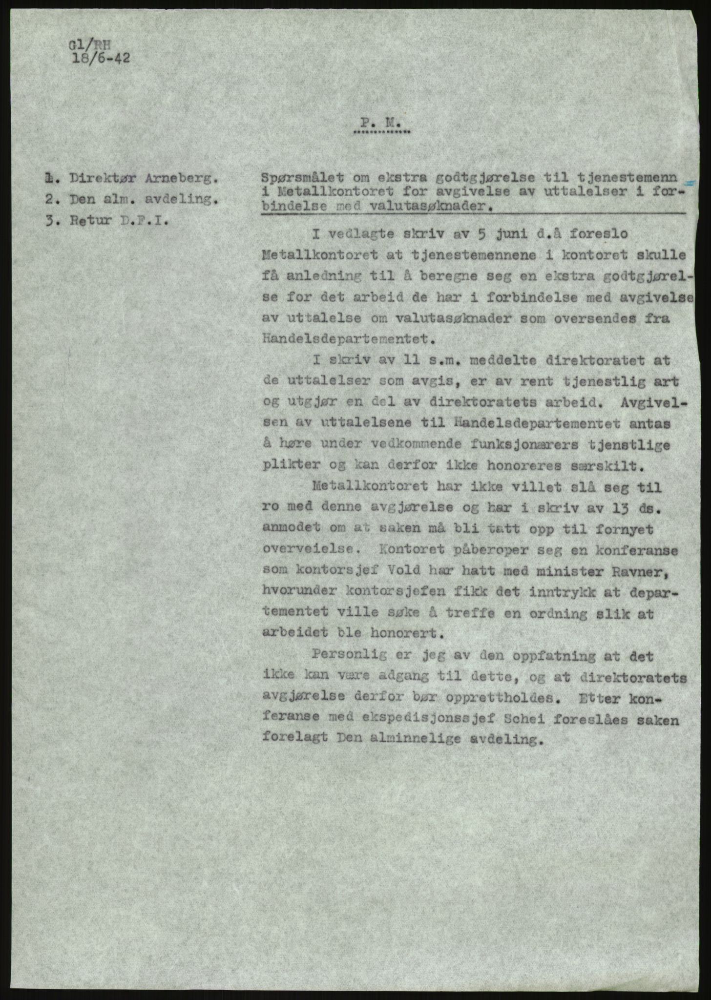 Direktoratet for industriforsyning, Sekretariatet, AV/RA-S-4153/D/Df/L0054: 9. Metallkontoret, 1940-1945, p. 1713