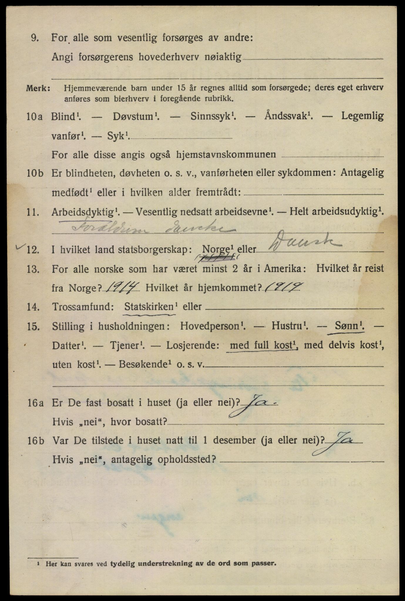 SAO, 1920 census for Kristiania, 1920, p. 657916