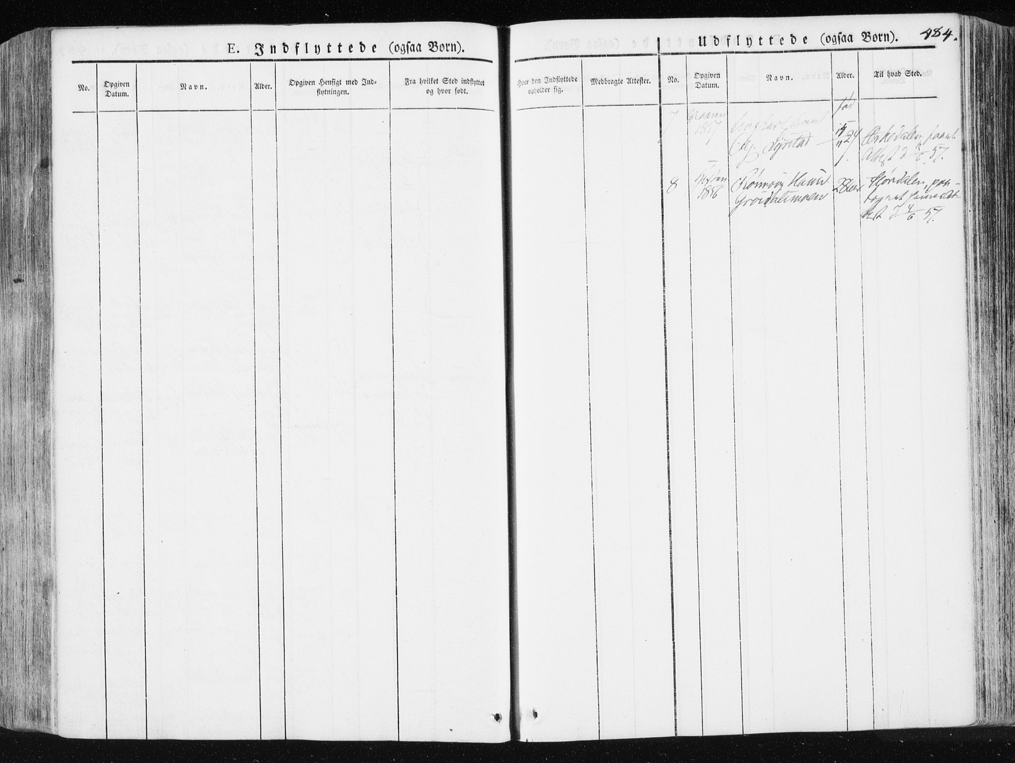 Ministerialprotokoller, klokkerbøker og fødselsregistre - Sør-Trøndelag, SAT/A-1456/665/L0771: Parish register (official) no. 665A06, 1830-1856, p. 484