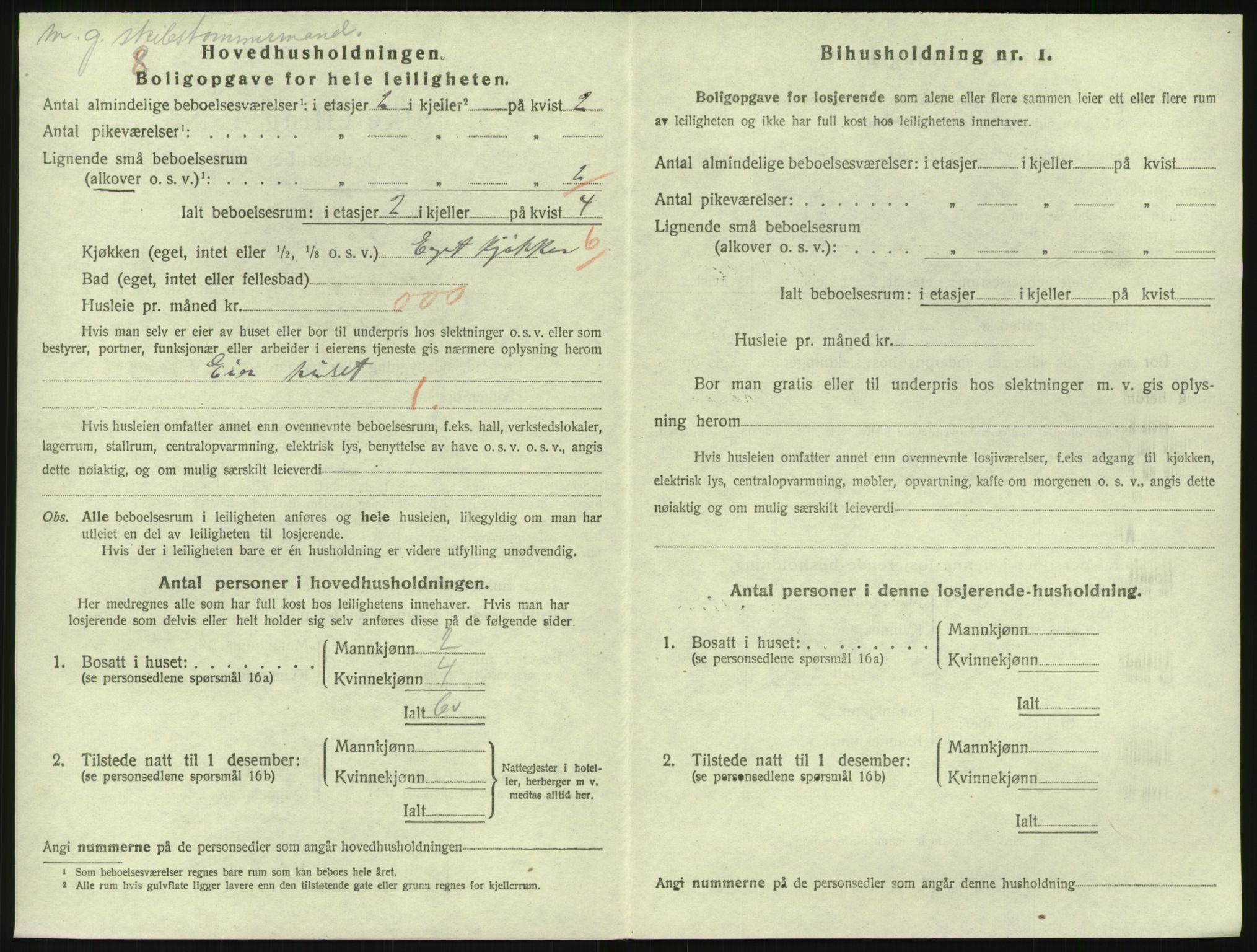 SAK, 1920 census for Risør, 1920, p. 2110