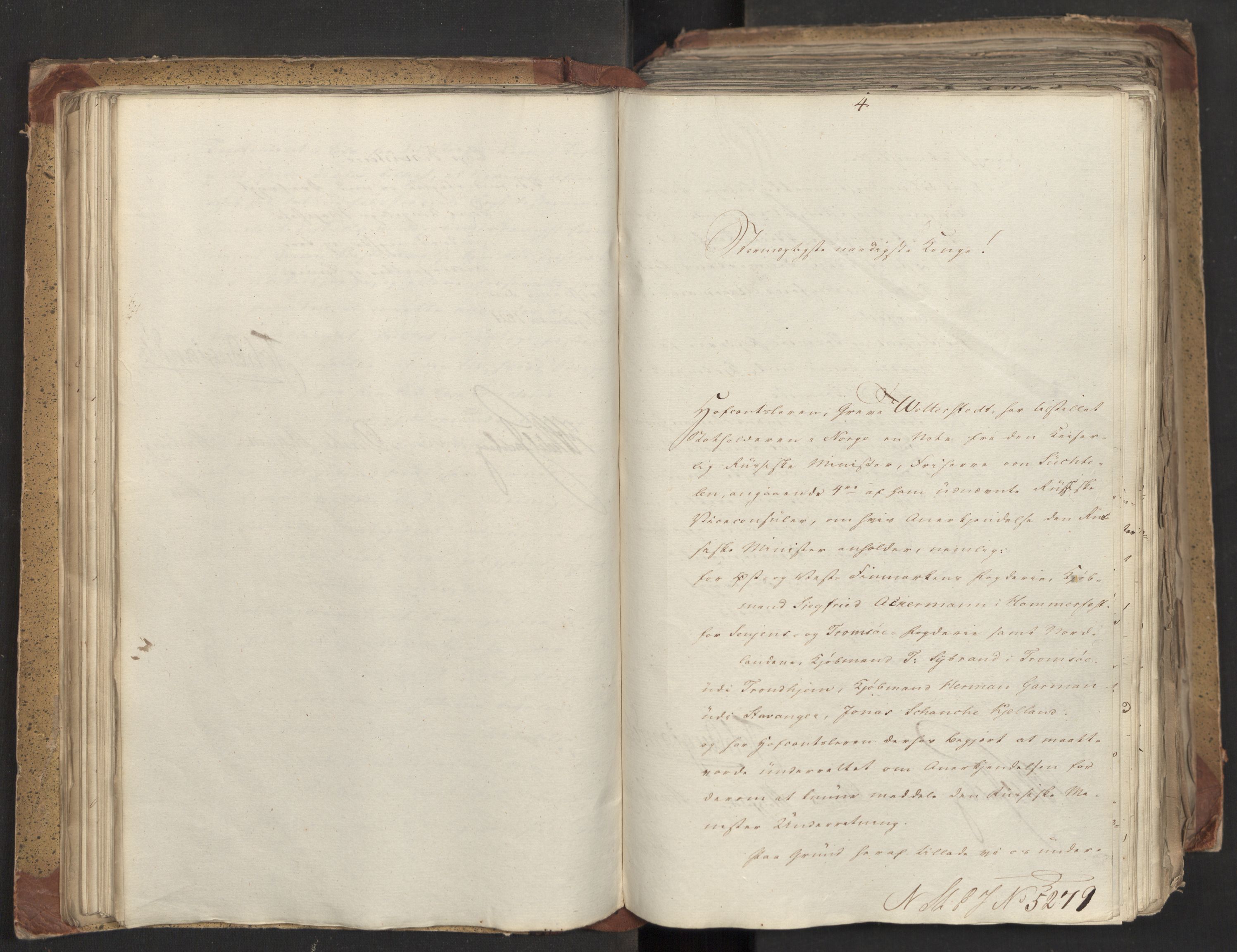 Statsrådsavdelingen i Stockholm, AV/RA-S-1003/D/Da/L0027: Regjeringsinnstillinger nr. 5275-5436, 1821, p. 105