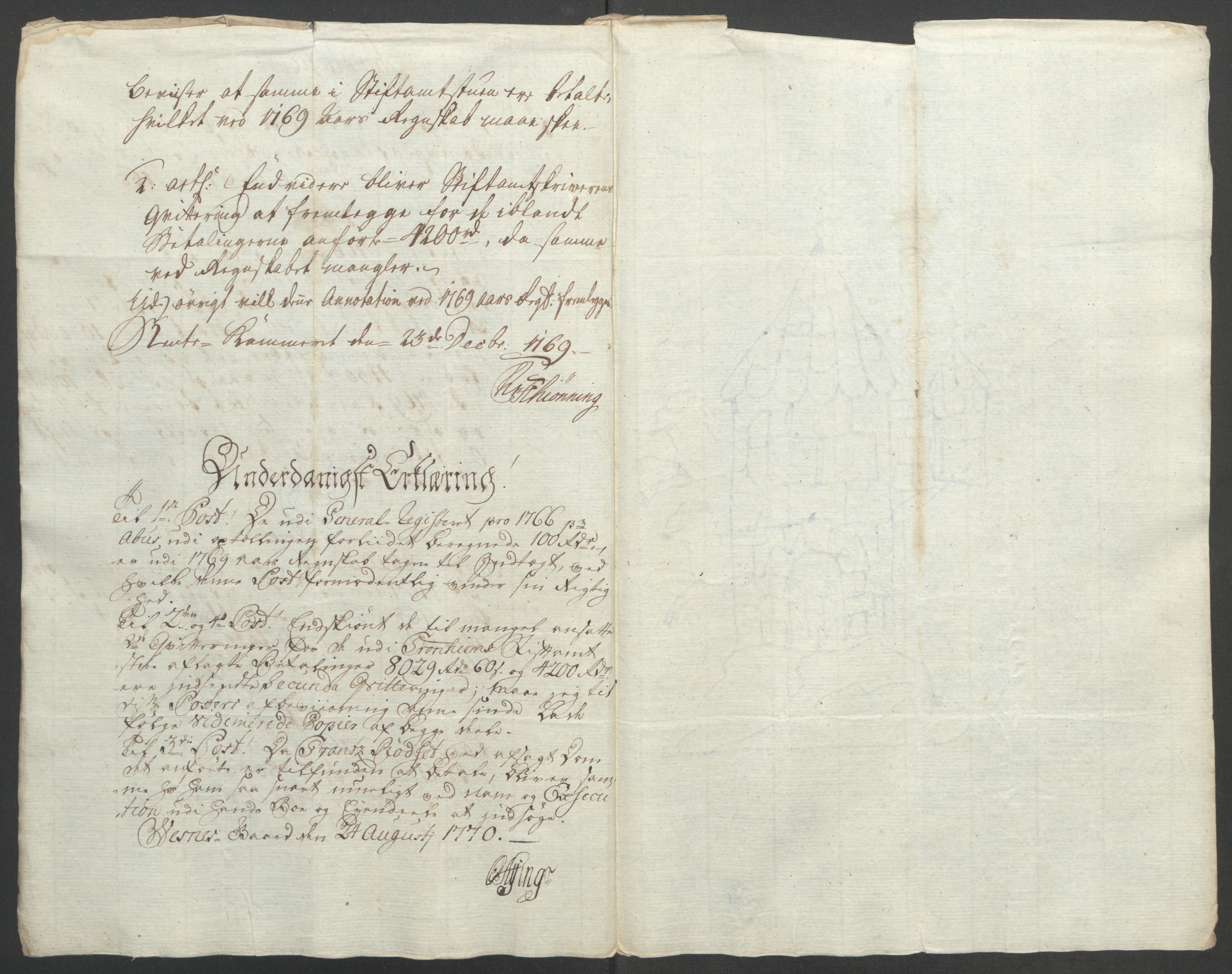 Rentekammeret inntil 1814, Reviderte regnskaper, Fogderegnskap, AV/RA-EA-4092/R54/L3645: Ekstraskatten Sunnmøre, 1762-1772, p. 155