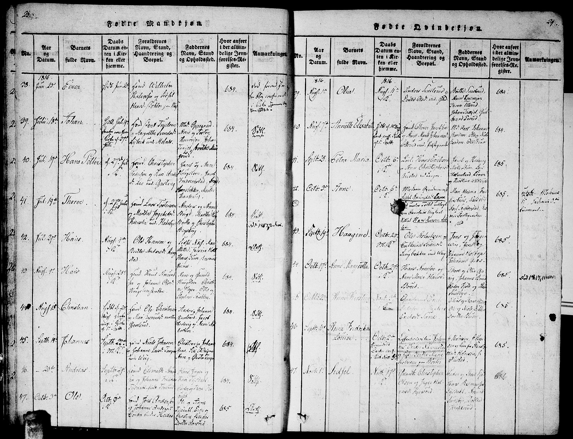 Enebakk prestekontor Kirkebøker, SAO/A-10171c/F/Fa/L0005: Parish register (official) no. I 5, 1790-1825, p. 23-24