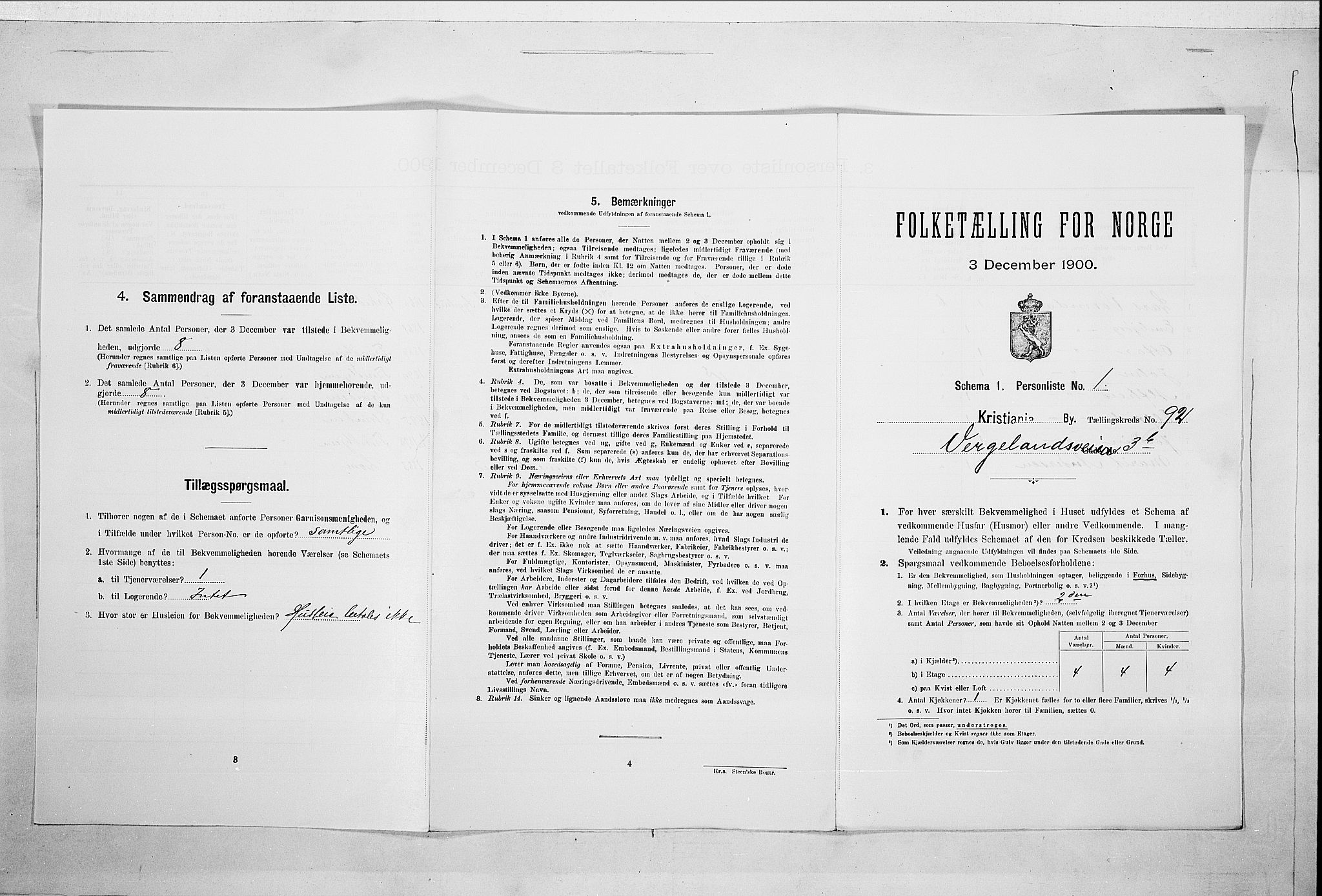 SAO, 1900 census for Kristiania, 1900, p. 111307