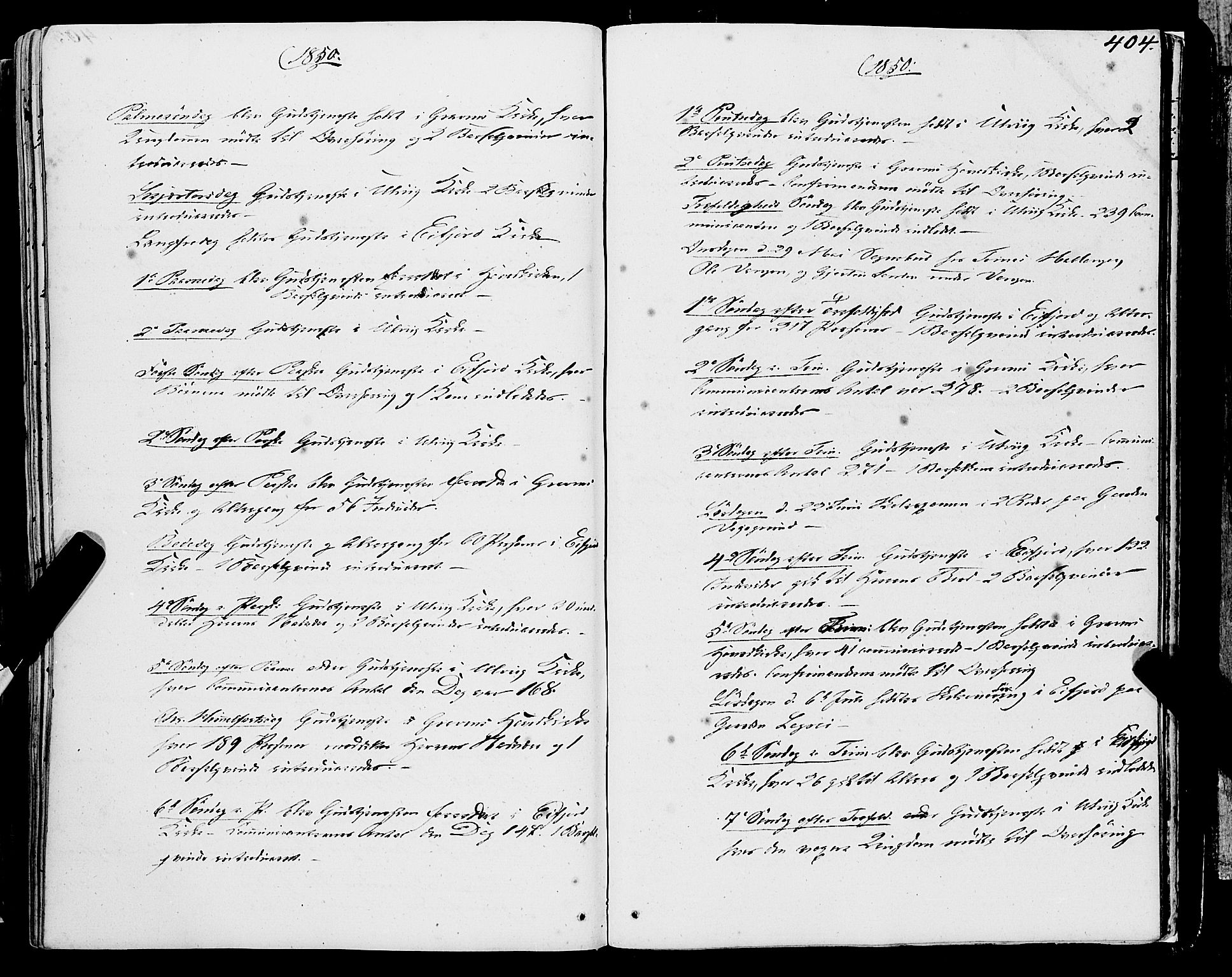 Ulvik sokneprestembete, AV/SAB-A-78801/H/Haa: Parish register (official) no. A 12, 1839-1853, p. 404