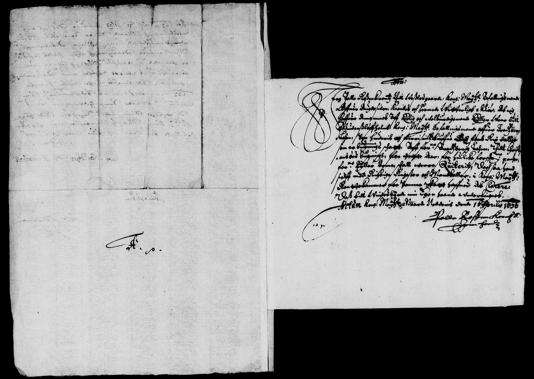 Rentekammeret inntil 1814, Reviderte regnskaper, Lensregnskaper, AV/RA-EA-5023/R/Rb/Rbp/L0018: Bratsberg len, 1634-1636